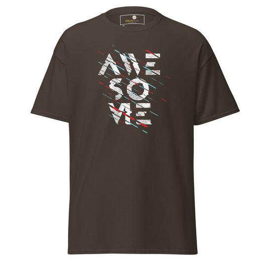 T-shirt classique pour homme - Texte génial - Grand