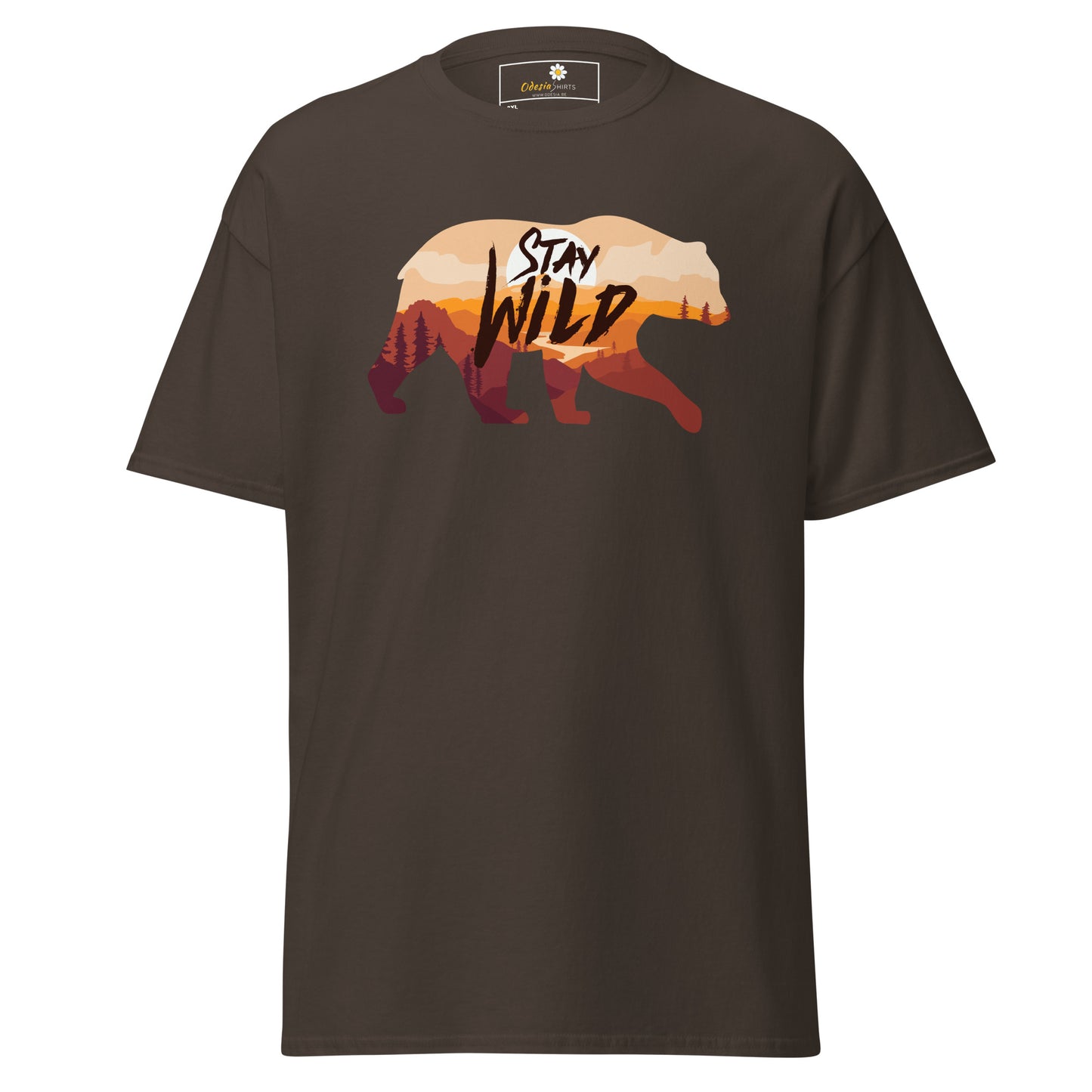 Unisex classic t-shirt - ADVENTURE WILDLIFE STAY WILD - BIG