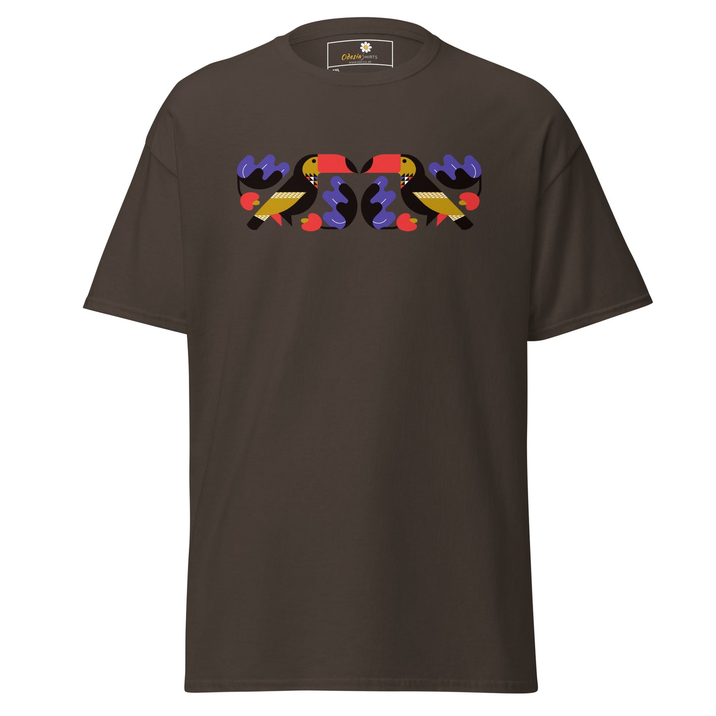 T-shirt classique pour homme - WILDLIFE ABSTRACT TOUCAN MIRROR - BIG