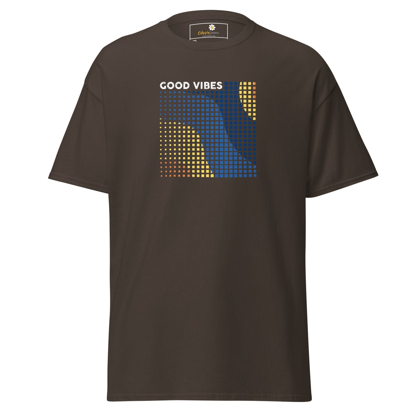 Unisex classic t-shirt - ABSTRACT GOOD VIBES - BIG