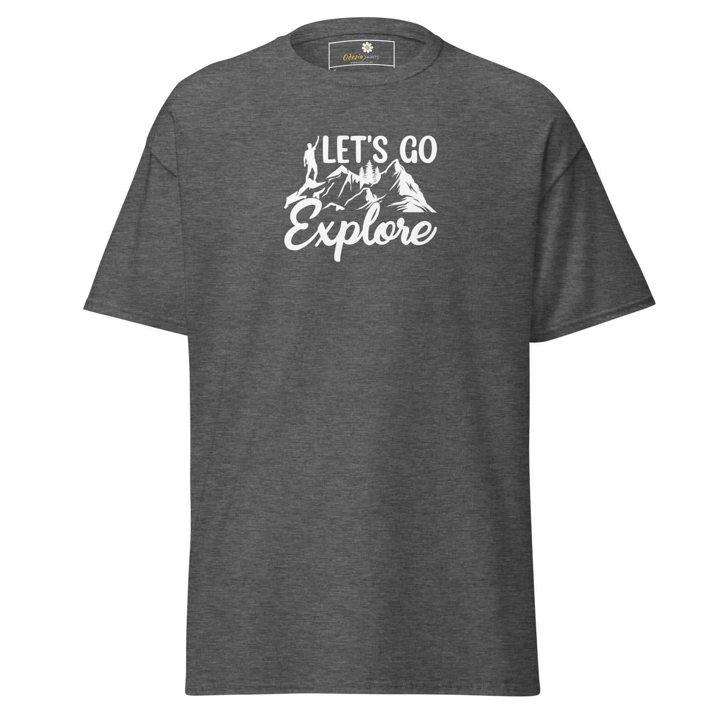 Unisex classic tee - ADVENTURE LETS GO EXPLORE - REGULAR