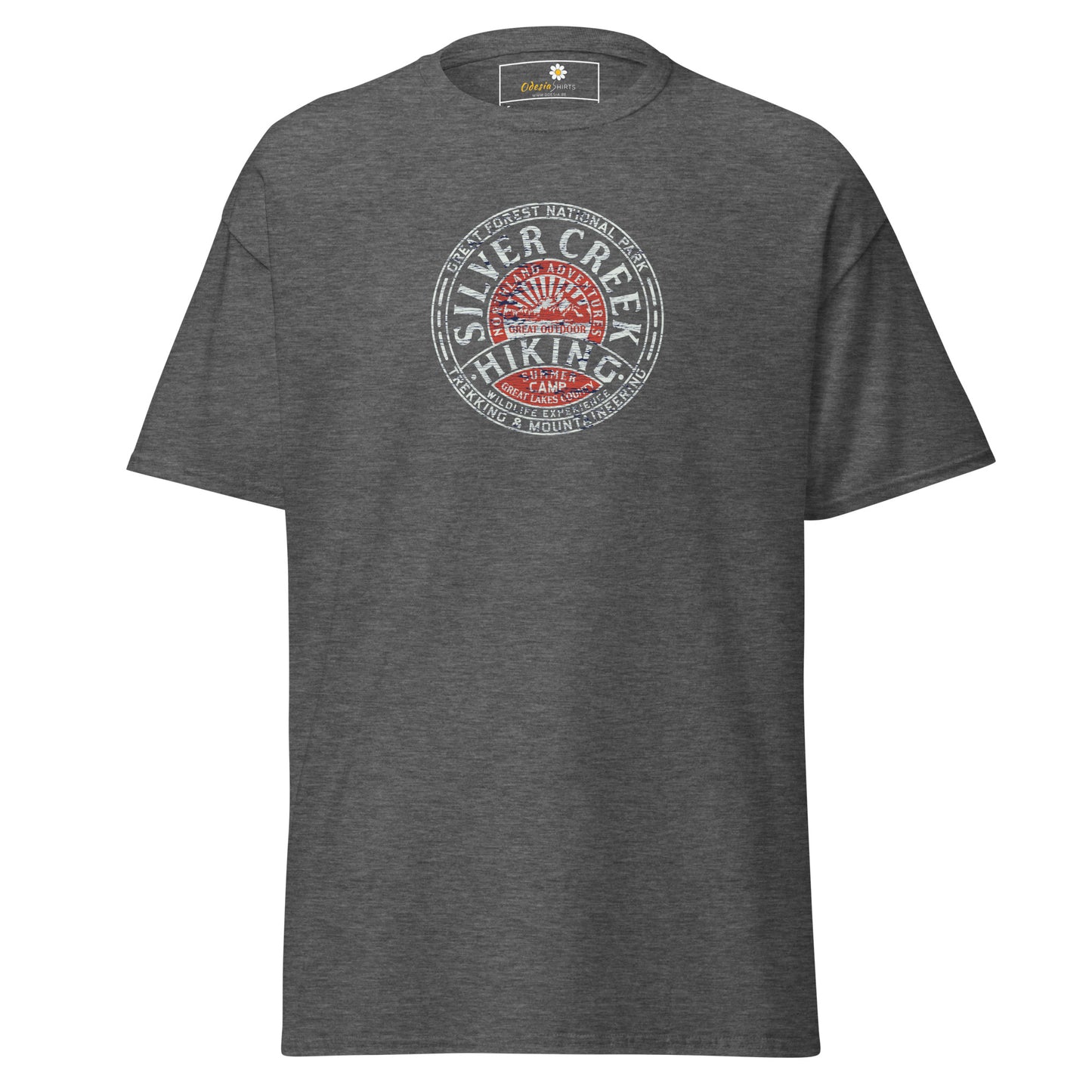 Heren klassiek T-shirt - ADVENTURE SILVER CREEK HIKING - REGULAR