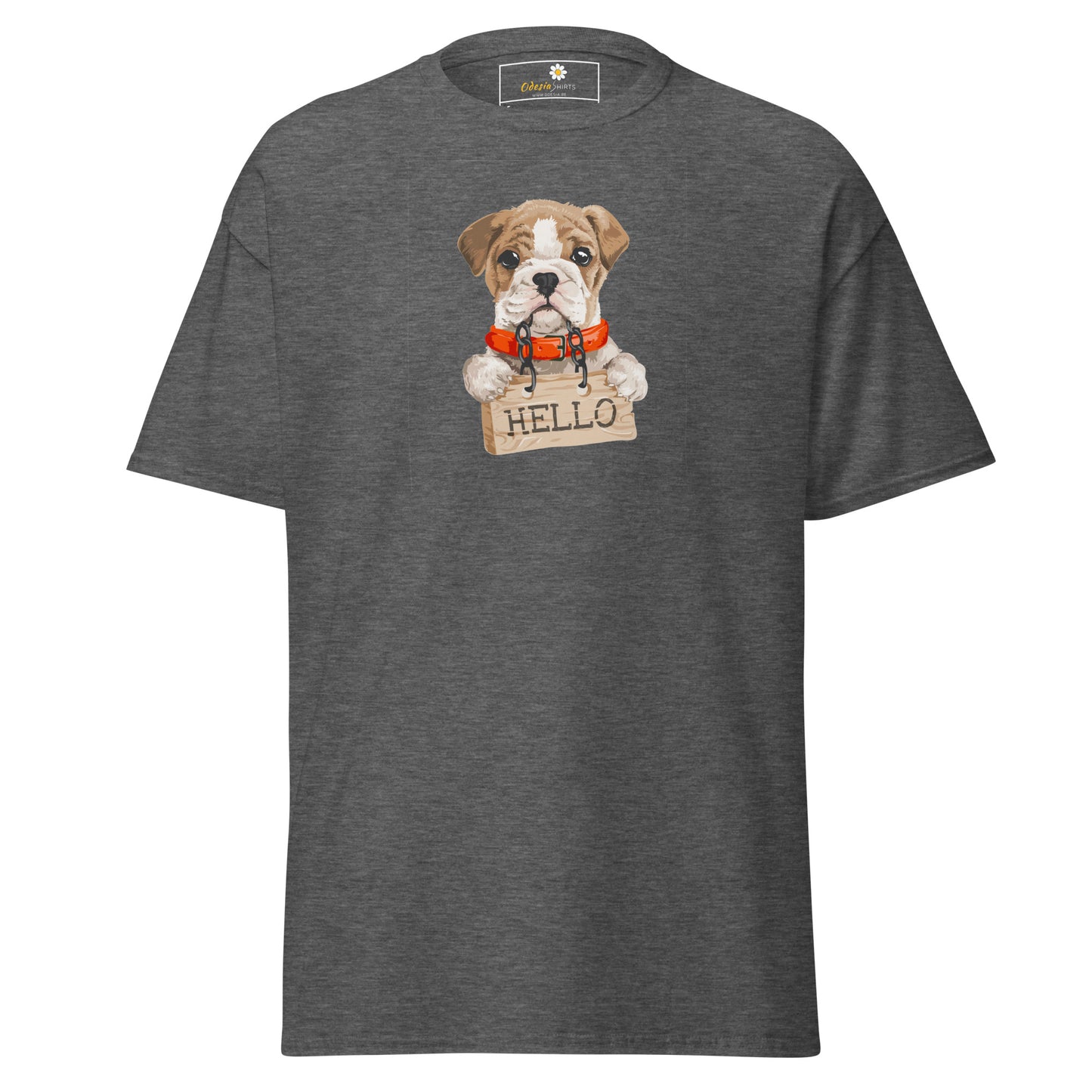 Unisex classic t-shirt - ANIMALS HELLO PUPPY - REGULAR