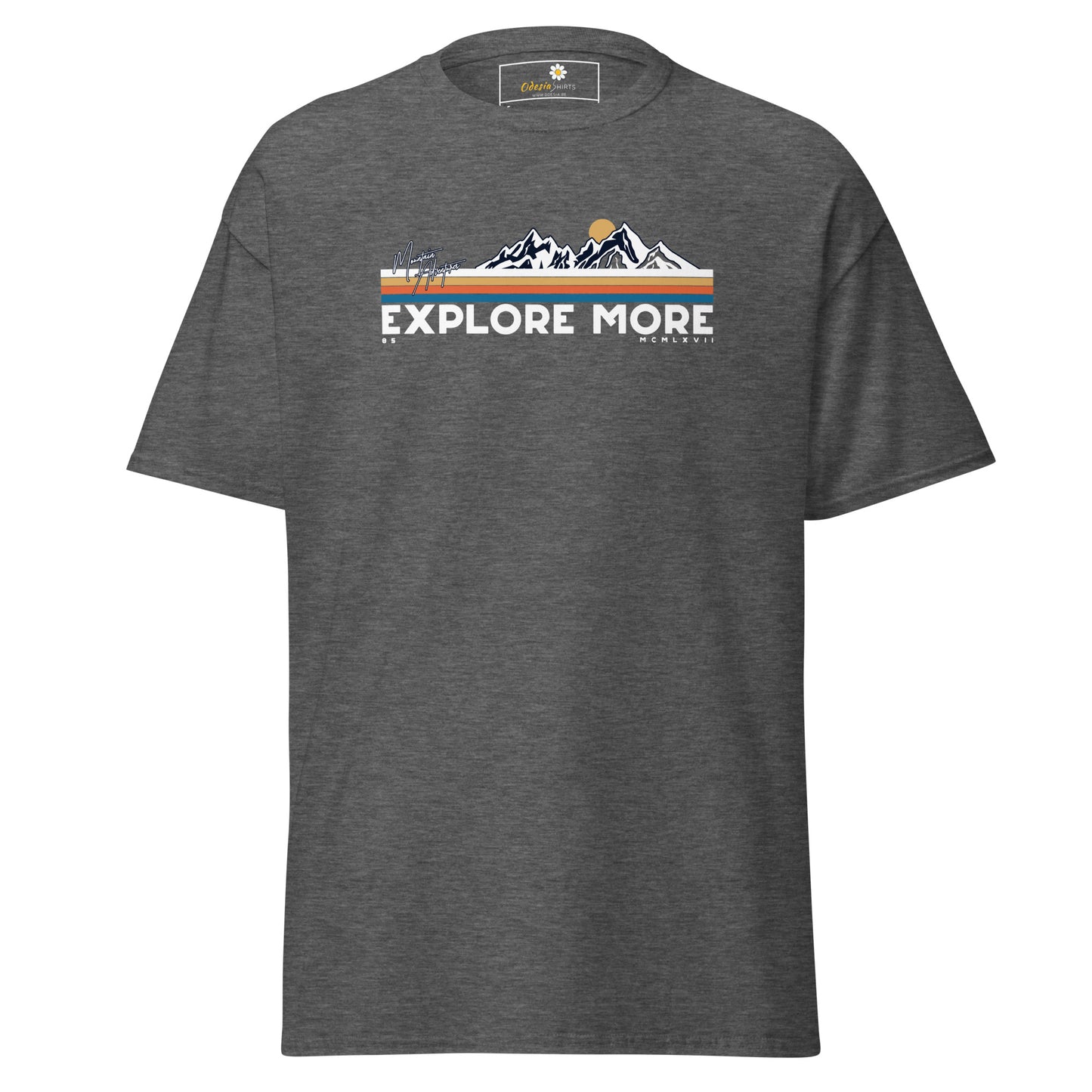 Unisex classic t-shirt - ADVENTURE EXPLORE MORE - REGULAR