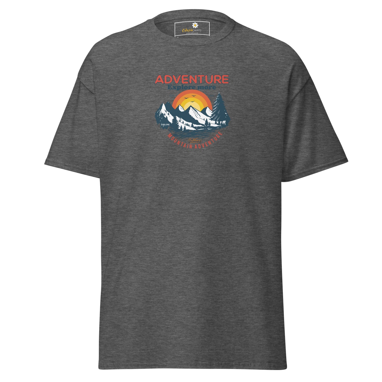 Unisex classic t-shirt - ADVENTURE EXPLORE MORE - REGULAR