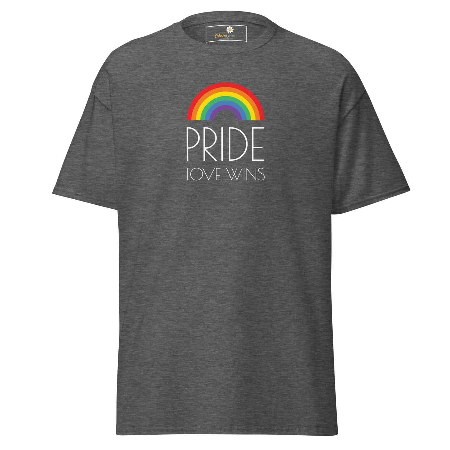 Unisex classic t-shirt - LGBTQ PRIDE LOVE WINS - REGULAR