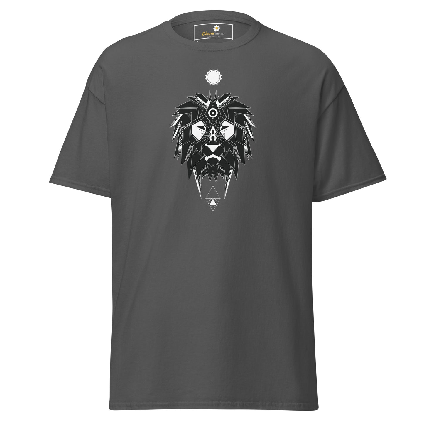 Unisex classic t-shirt - ABSTRACT MYSTIC LION HEAD - REGULAR
