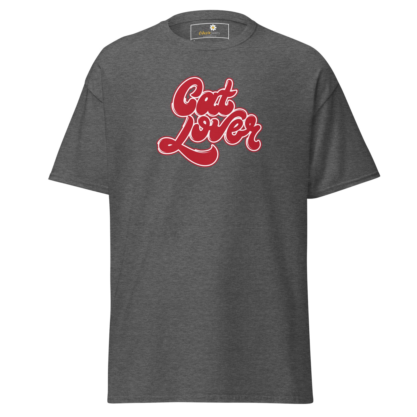 Unisex classic t-shirt - ANIMALS TEXT CAT LOVER - REGULAR