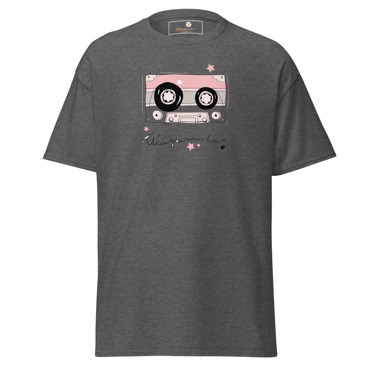 Unisex classic t-shirt - MUSIC WISH YOU WERE HERE - REGULAR