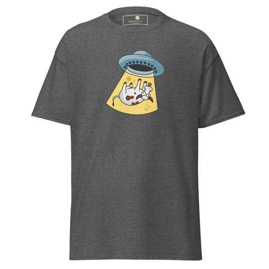 Unisex classic t-shirt - ALIEN SPACE COW - REGULAR