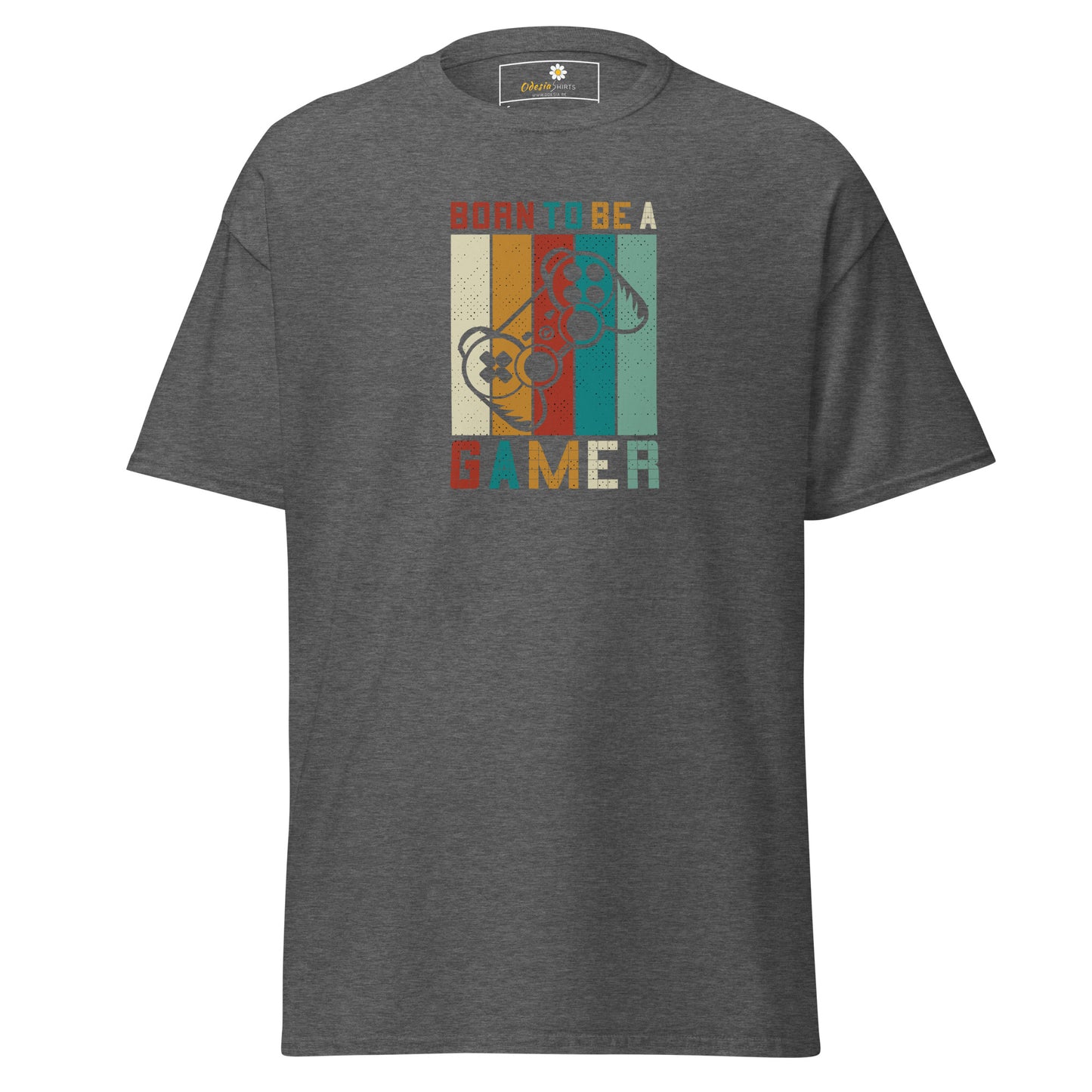 T-shirt classique unisexe - GAMERS BORN TO BE A GAMER - REGULAR