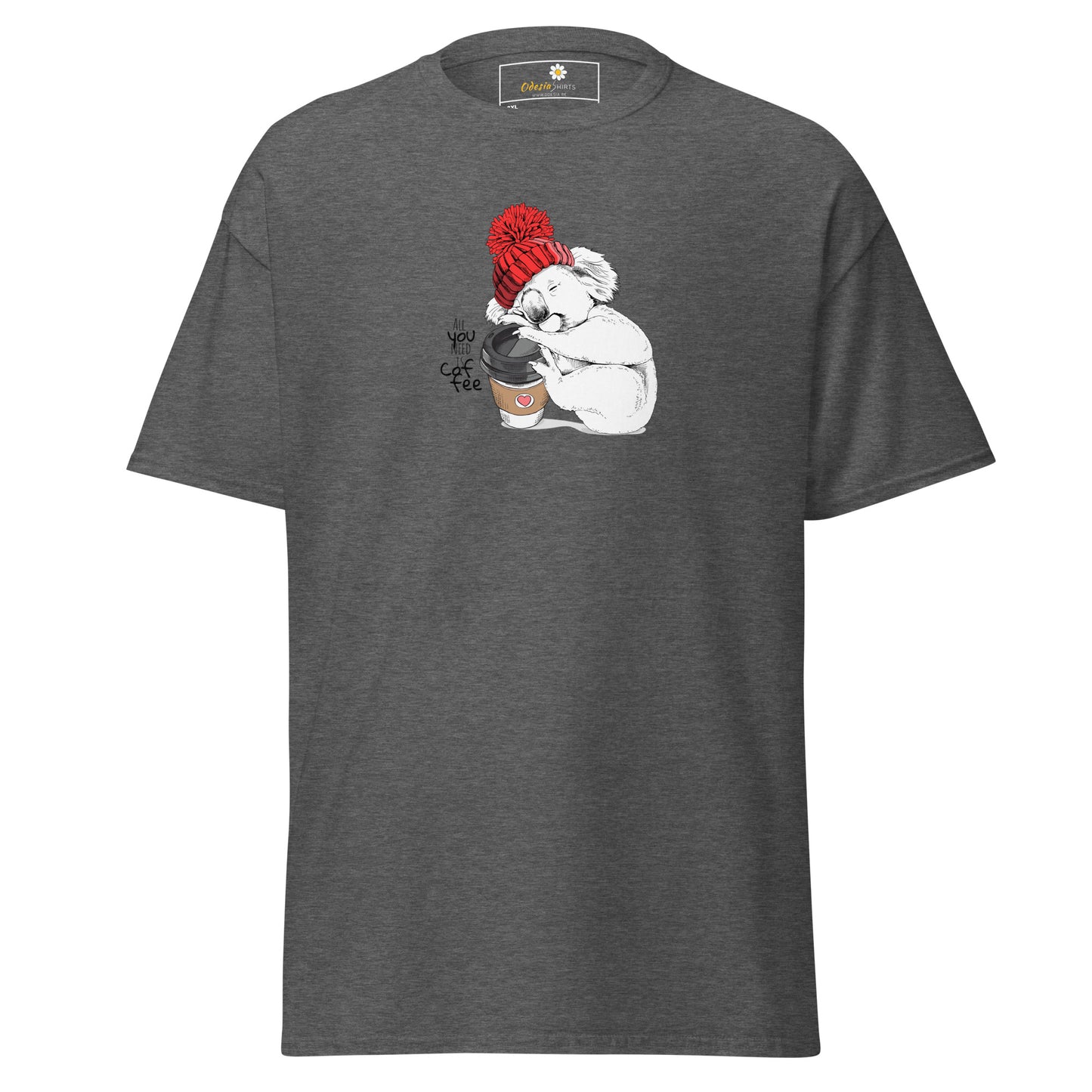Klassiek heren t-shirt - WILDLIFE FUN KOALA - GROOT