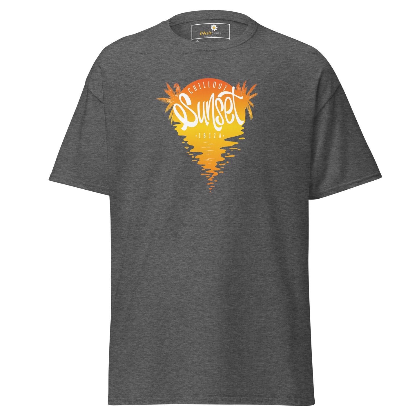 T-shirt classique pour homme - SUMMER IBIZA SUNSET - BIG