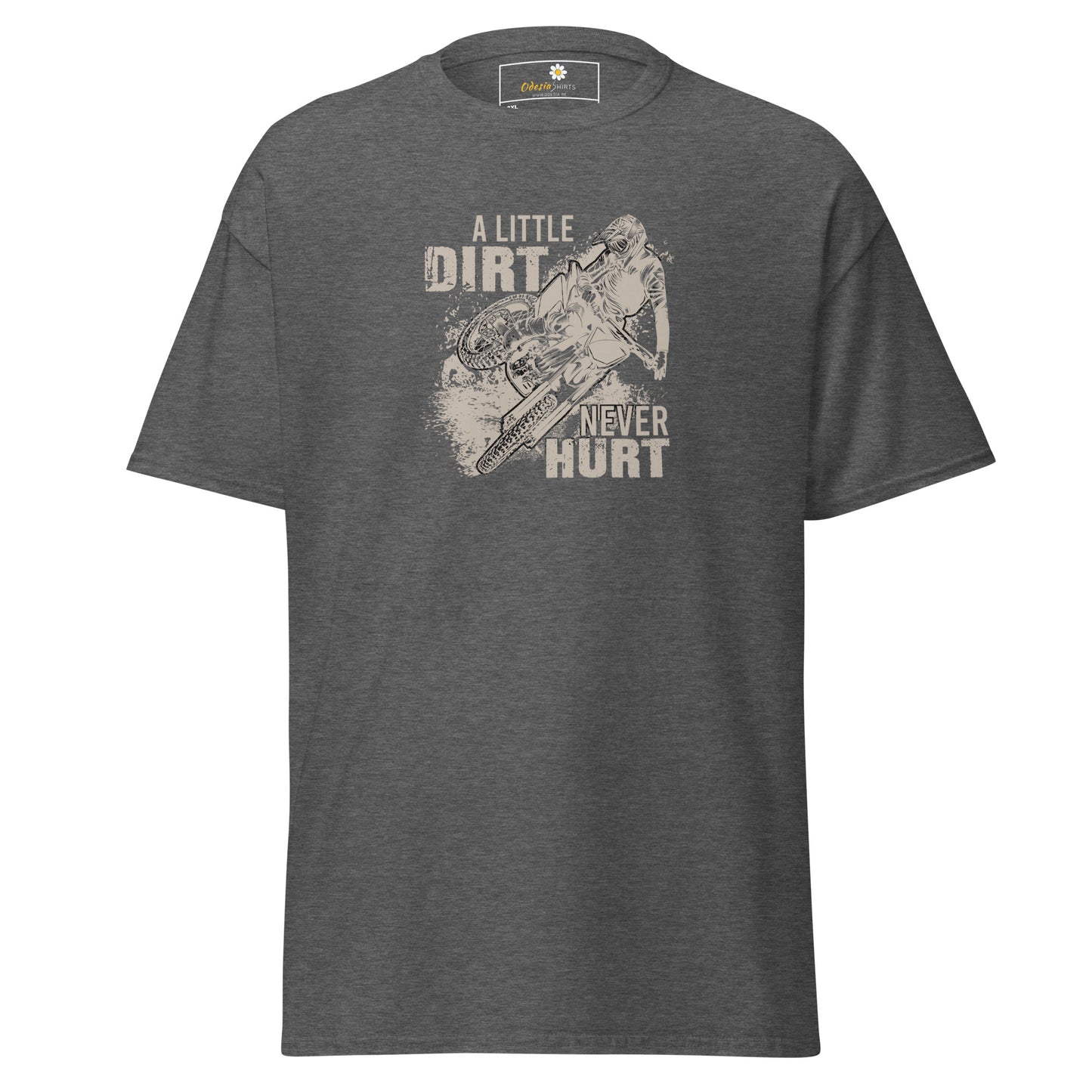 Unisex classic t-shirt - ADVENTURE DIRT NEVER HURT - BIG