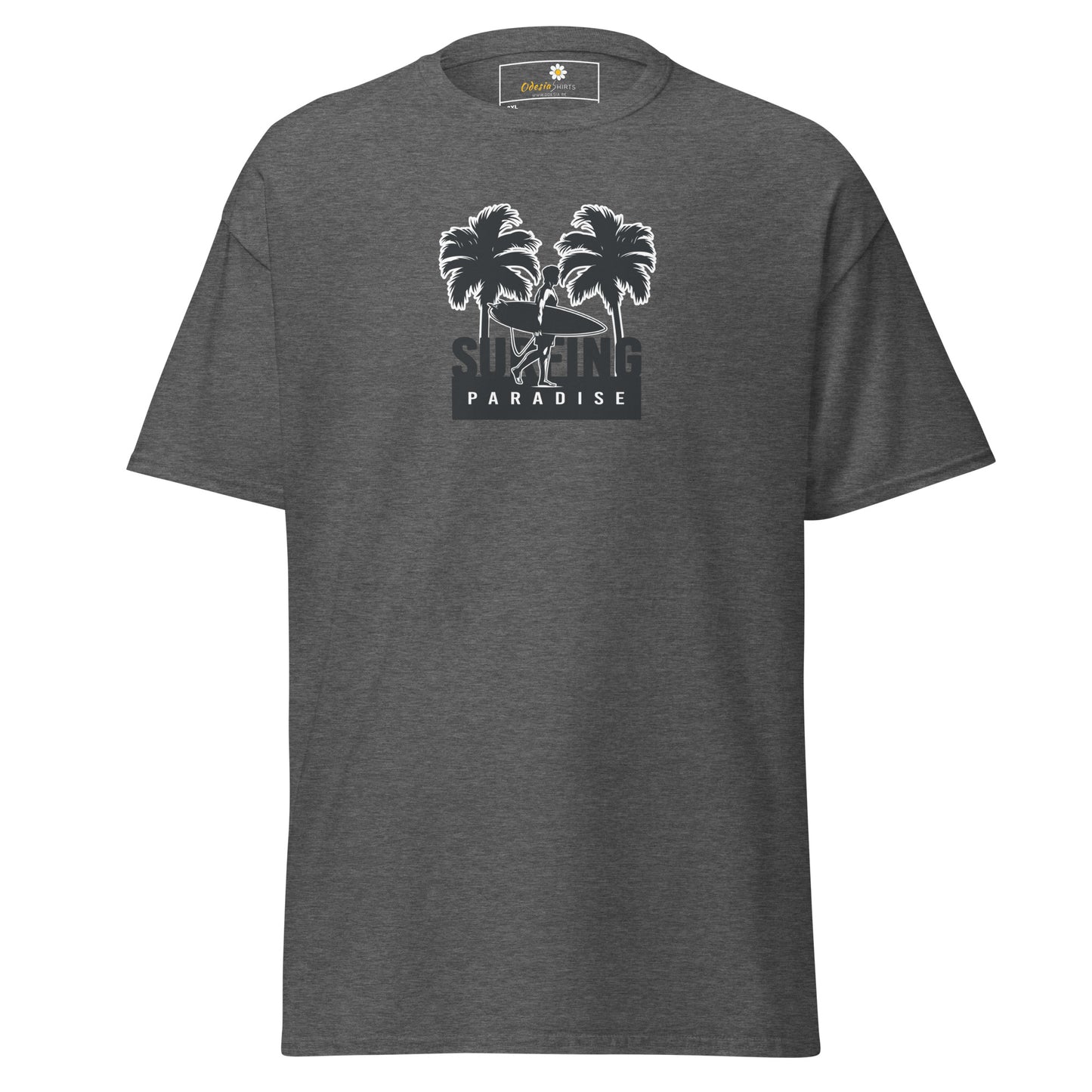 Heren klassiek t-shirt - SUMMER ISLAND TREES - GROOT