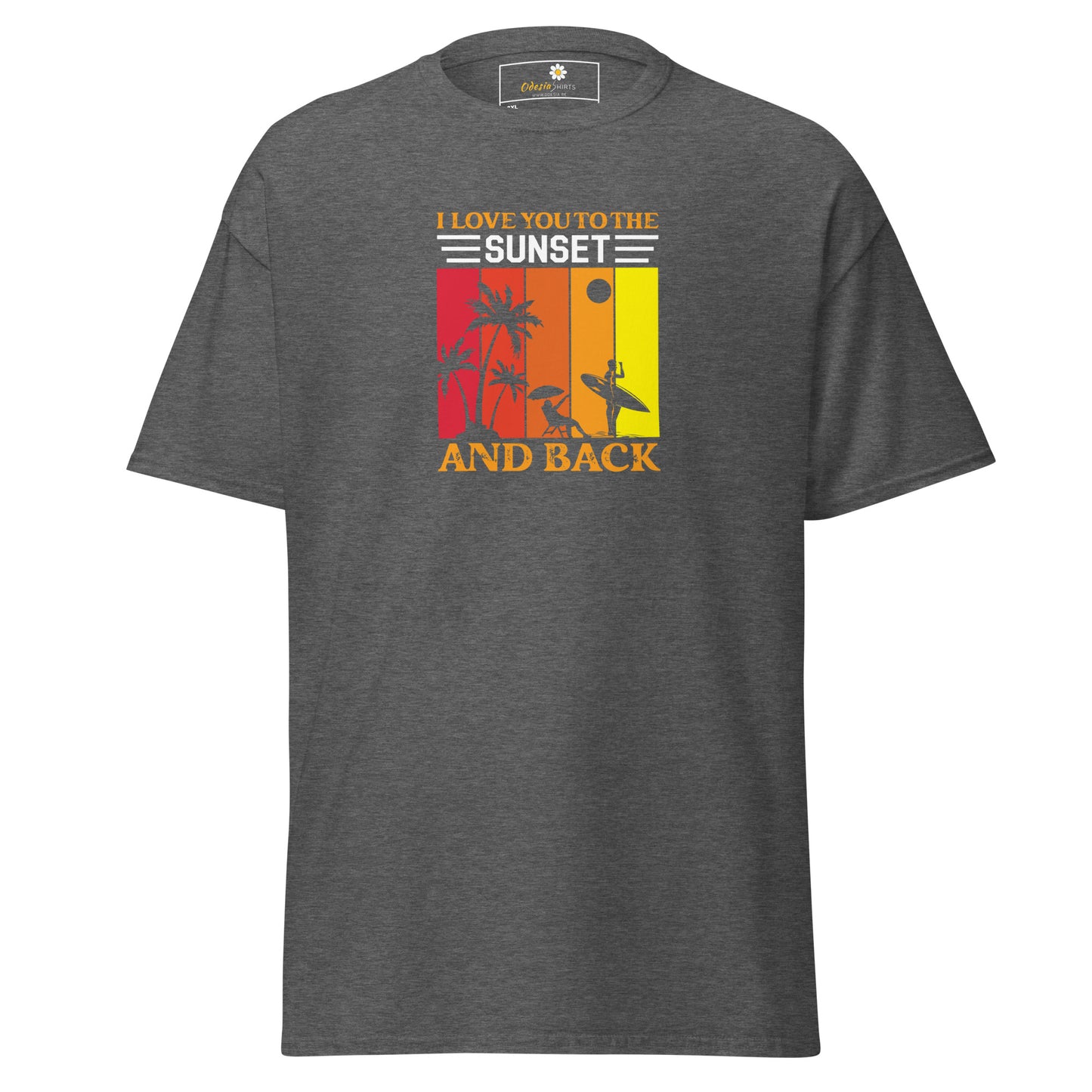 T-shirt classique pour homme - SUMMER LOVE SUNSET - BIG