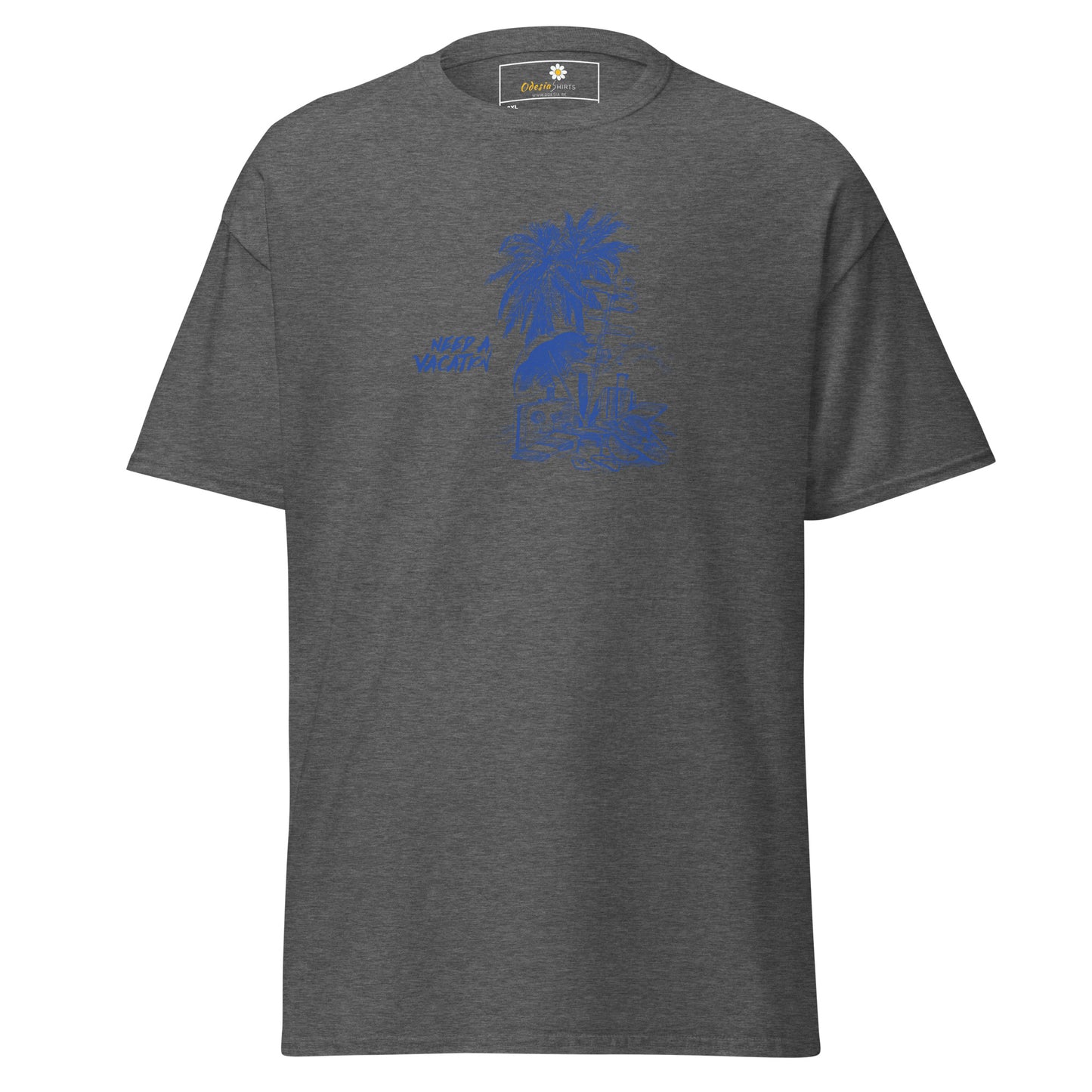 T-shirt classique pour homme - SUMMER NEED A VACATION - BIG