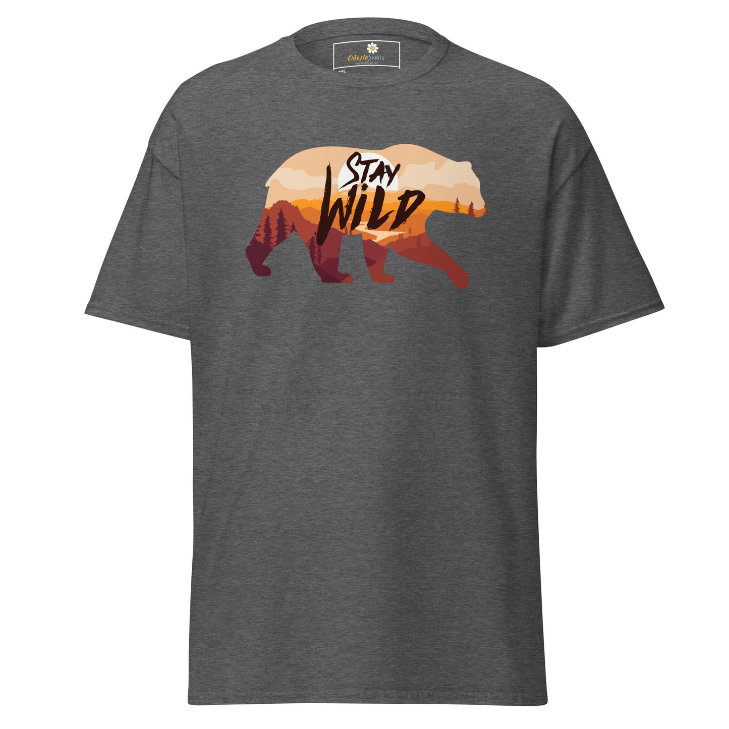 Unisex classic t-shirt - ADVENTURE WILDLIFE STAY WILD - BIG
