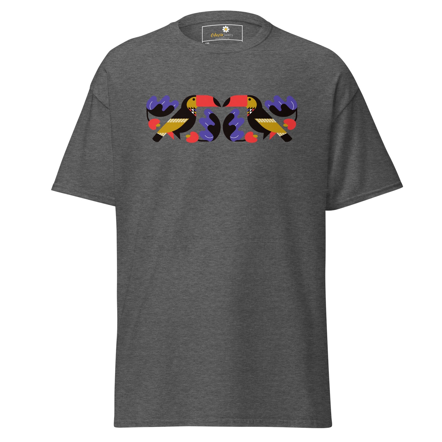 T-shirt classique pour homme - WILDLIFE ABSTRACT TOUCAN MIRROR - BIG