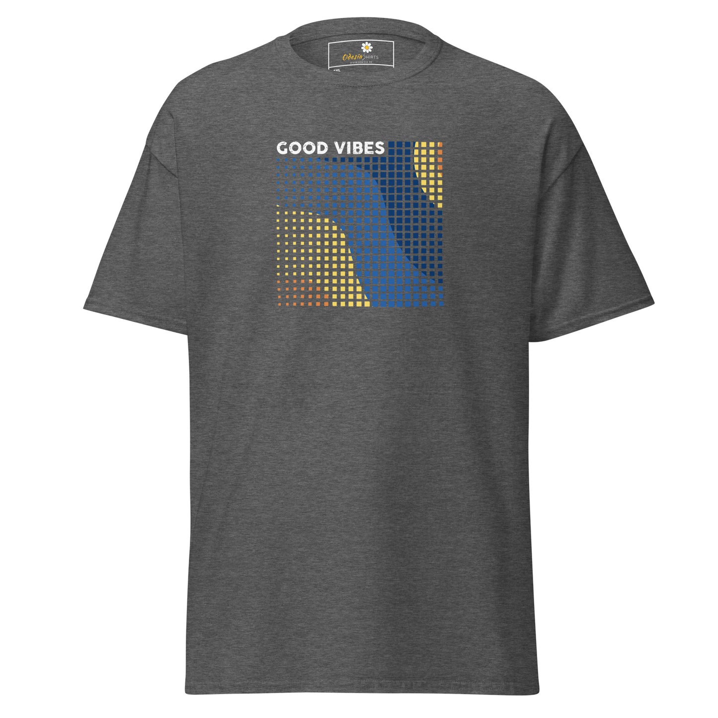 Unisex classic t-shirt - ABSTRACT GOOD VIBES - BIG