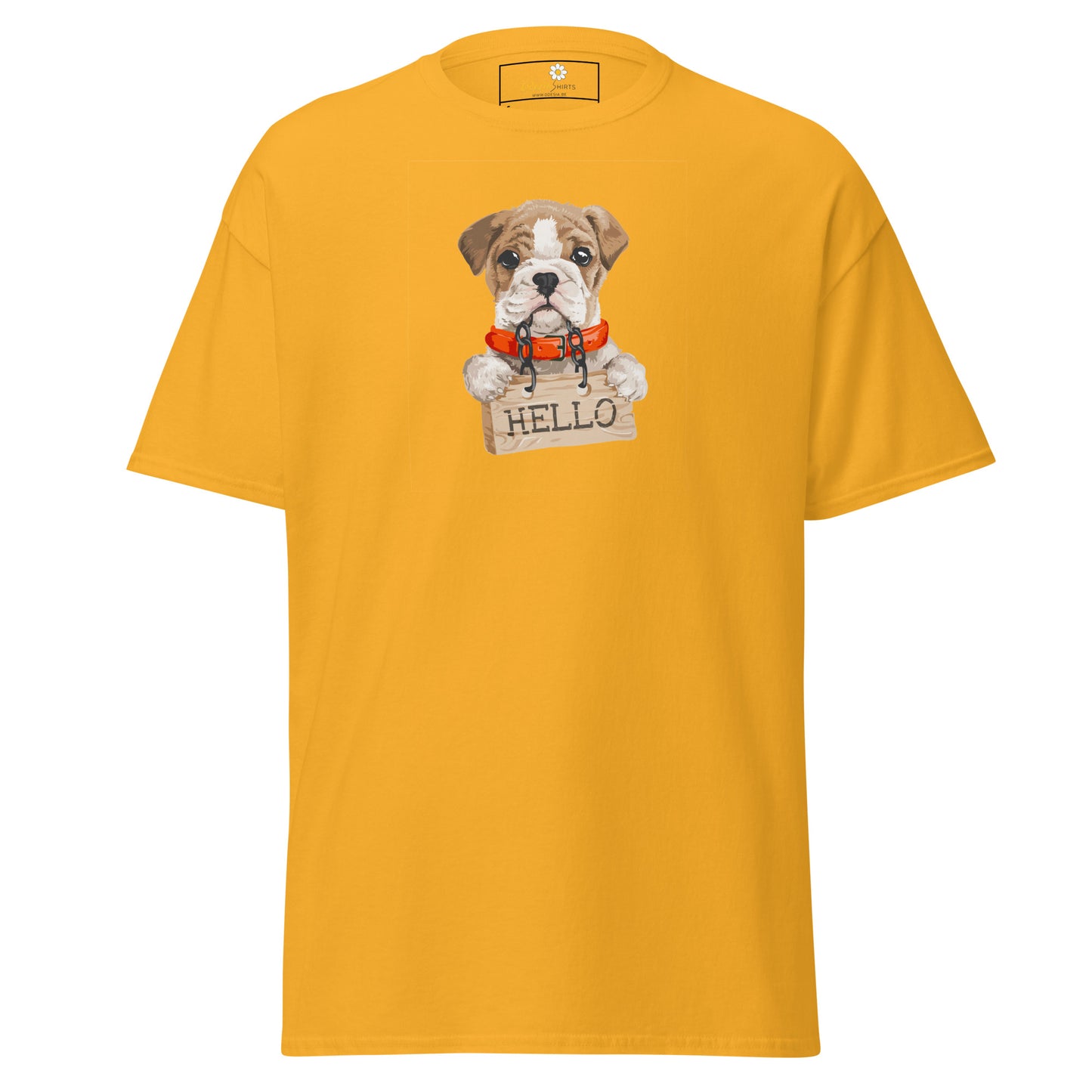 Unisex classic t-shirt - ANIMALS HELLO PUPPY - REGULAR