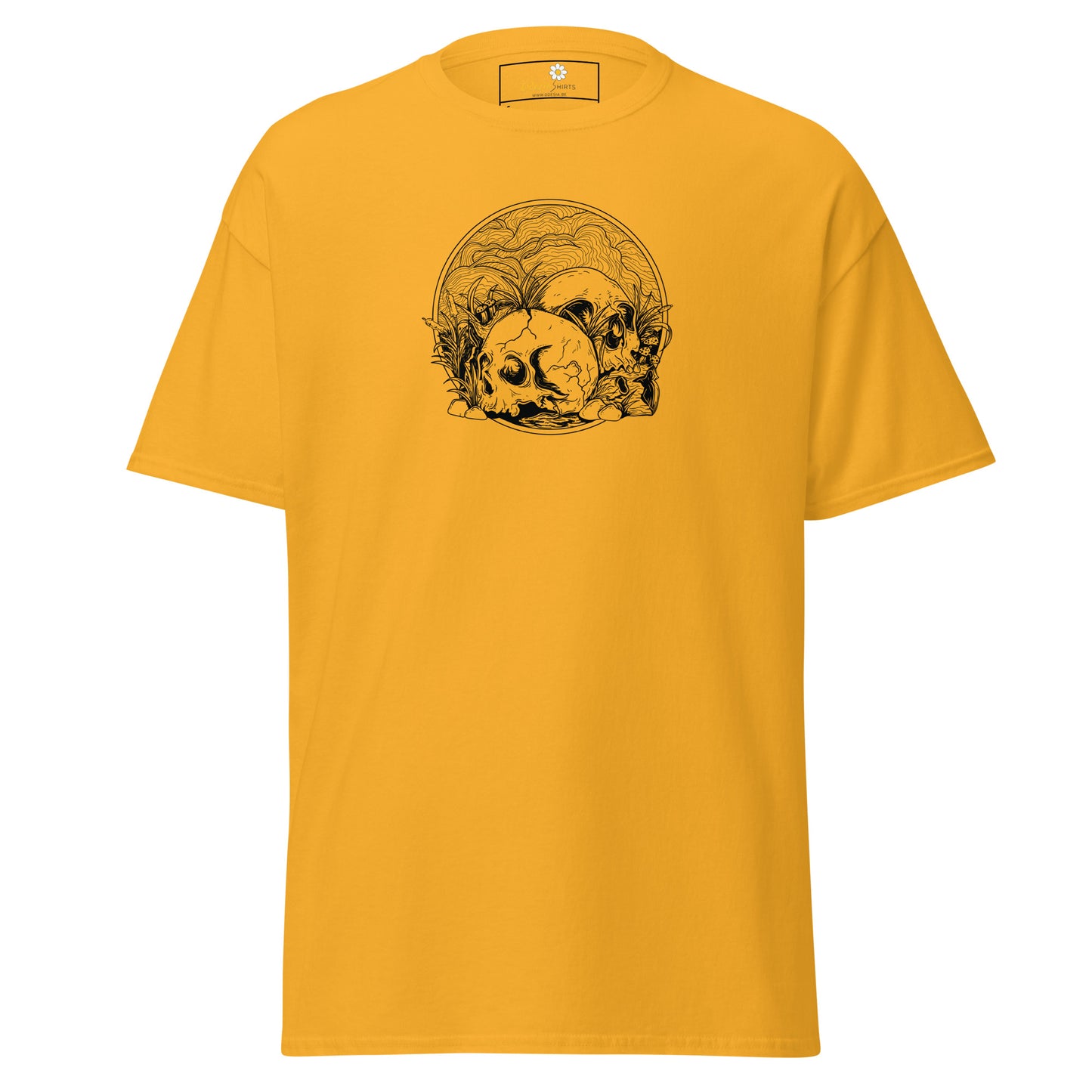 Unisex klassiek t-shirt - SKULL SUMMER SKULLS - REGULAR