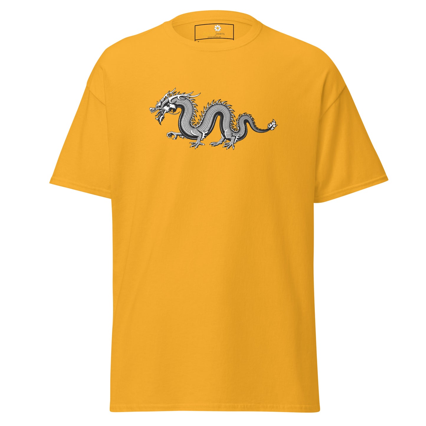 T-shirt classique unisexe - DRAGON GRIS MYSTIQUE - RÉGULIER