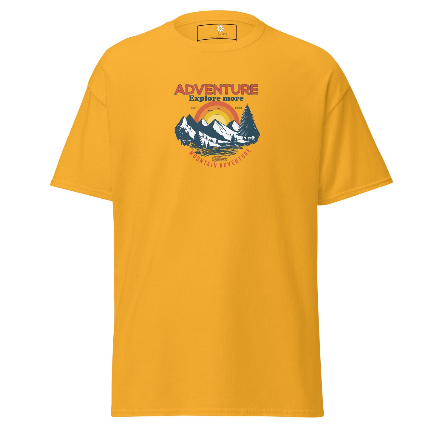 Unisex classic t-shirt - ADVENTURE EXPLORE MORE - REGULAR