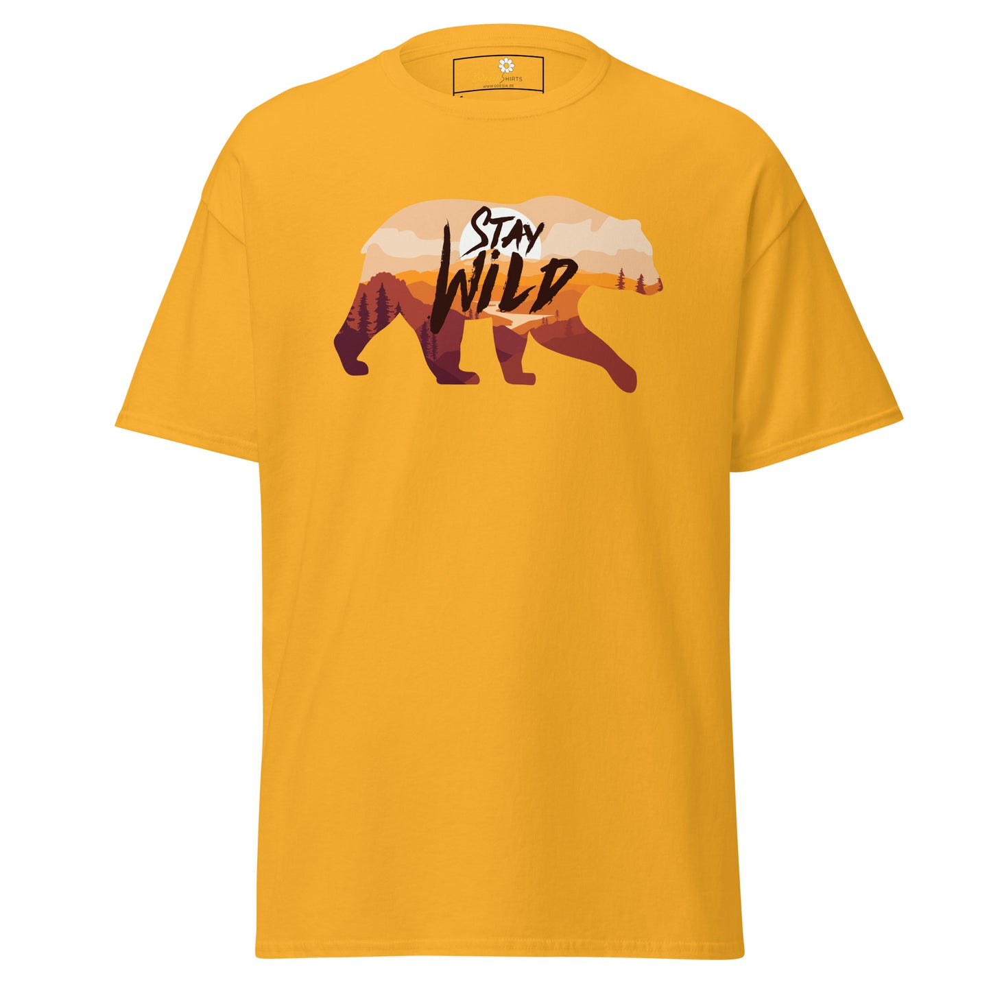 Unisex classic t-shirt - ADVENTURE WILD LIFE STAY WILD - REGULAR
