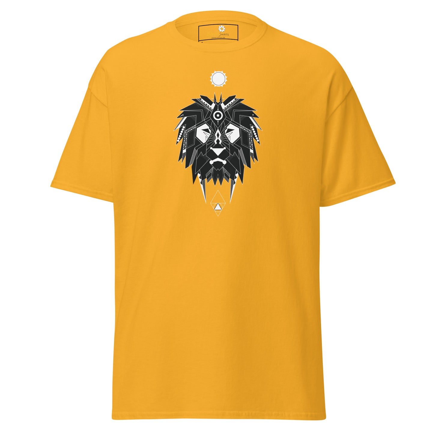 Unisex classic t-shirt - ABSTRACT MYSTIC LION HEAD - REGULAR