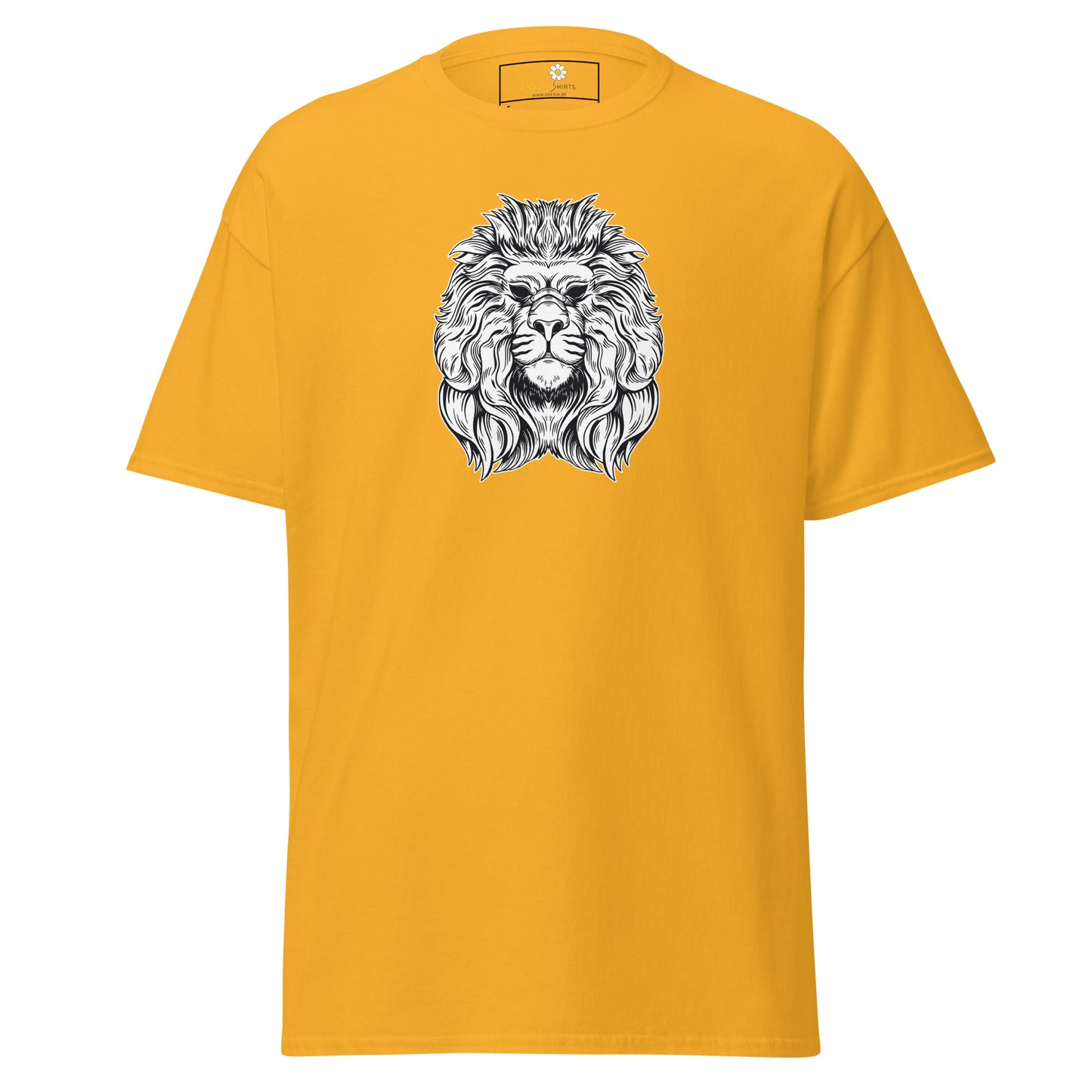 Unisex classic t-shirt - WILD LIFE LION HEAD - REGULAR