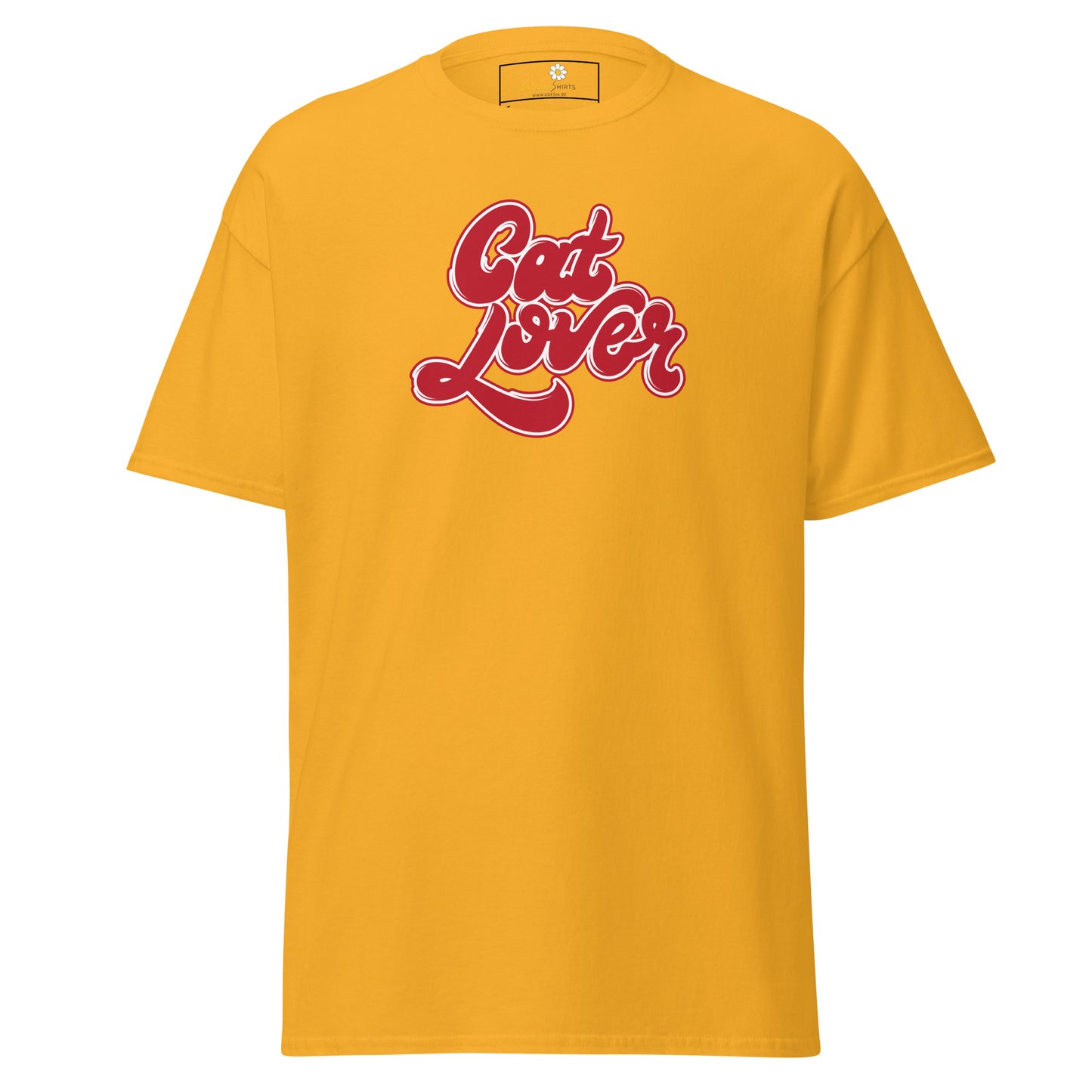 Unisex classic t-shirt - ANIMALS TEXT CAT LOVER - REGULAR