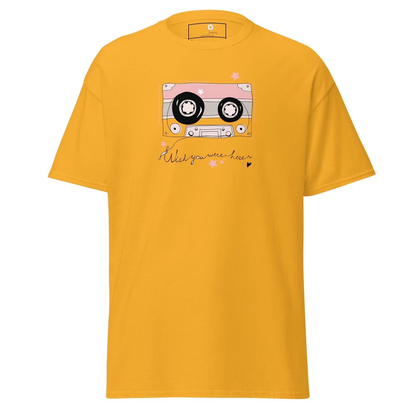 Unisex classic t-shirt - MUSIC WISH YOU WERE HERE - REGULAR