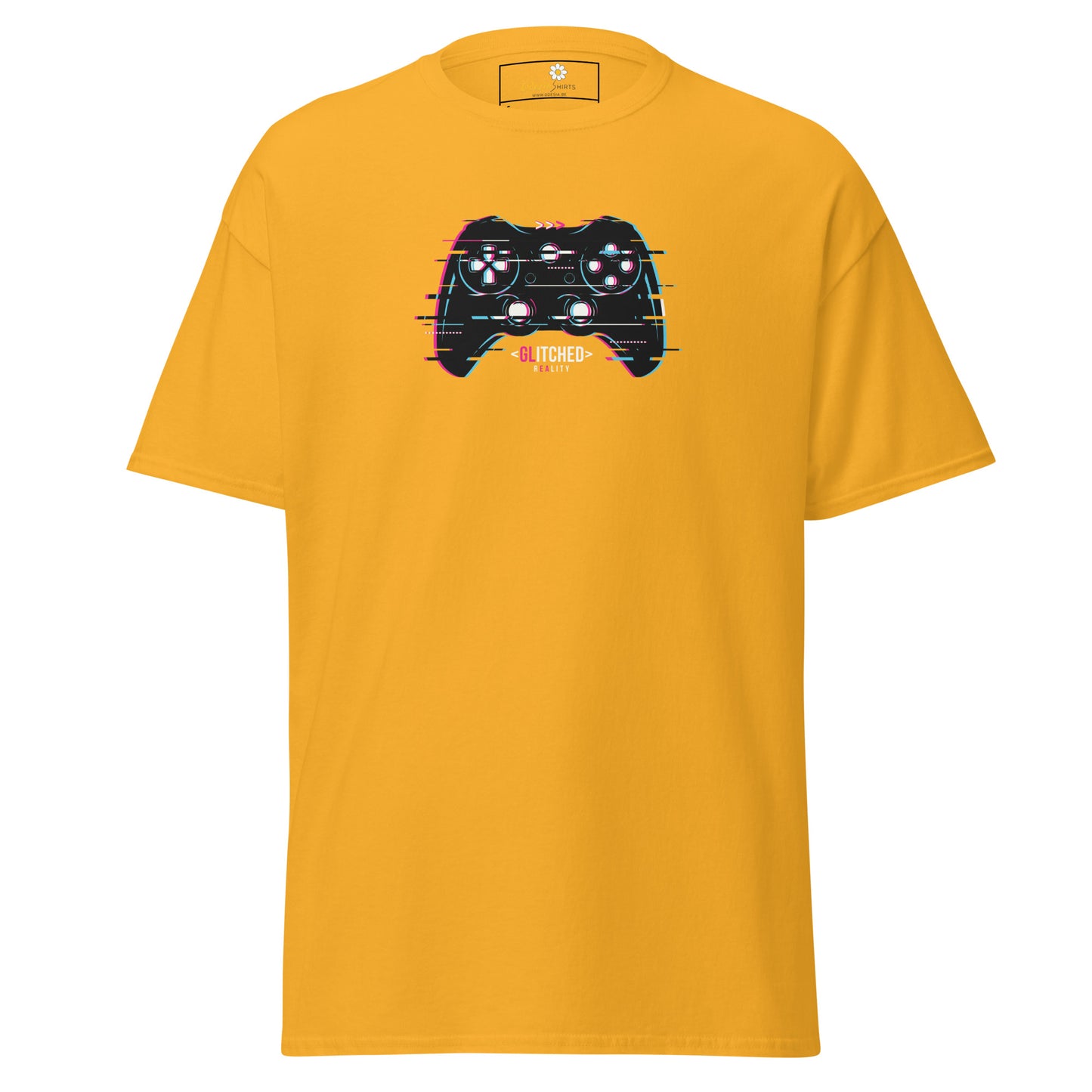 Unisex classic t-shirt - GAMERS GLITCHED CONTROLLER - REGULAR