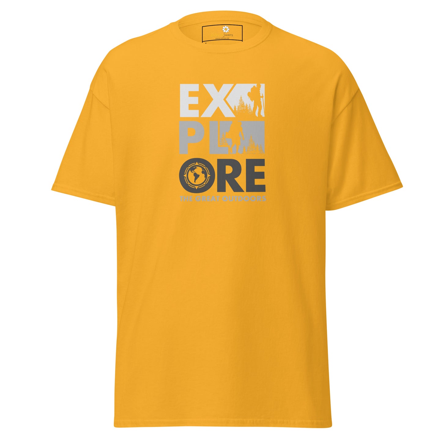 Unisex classic t-shirt - ADVENTURE EXPLORE OUTDOORS - REGULAR