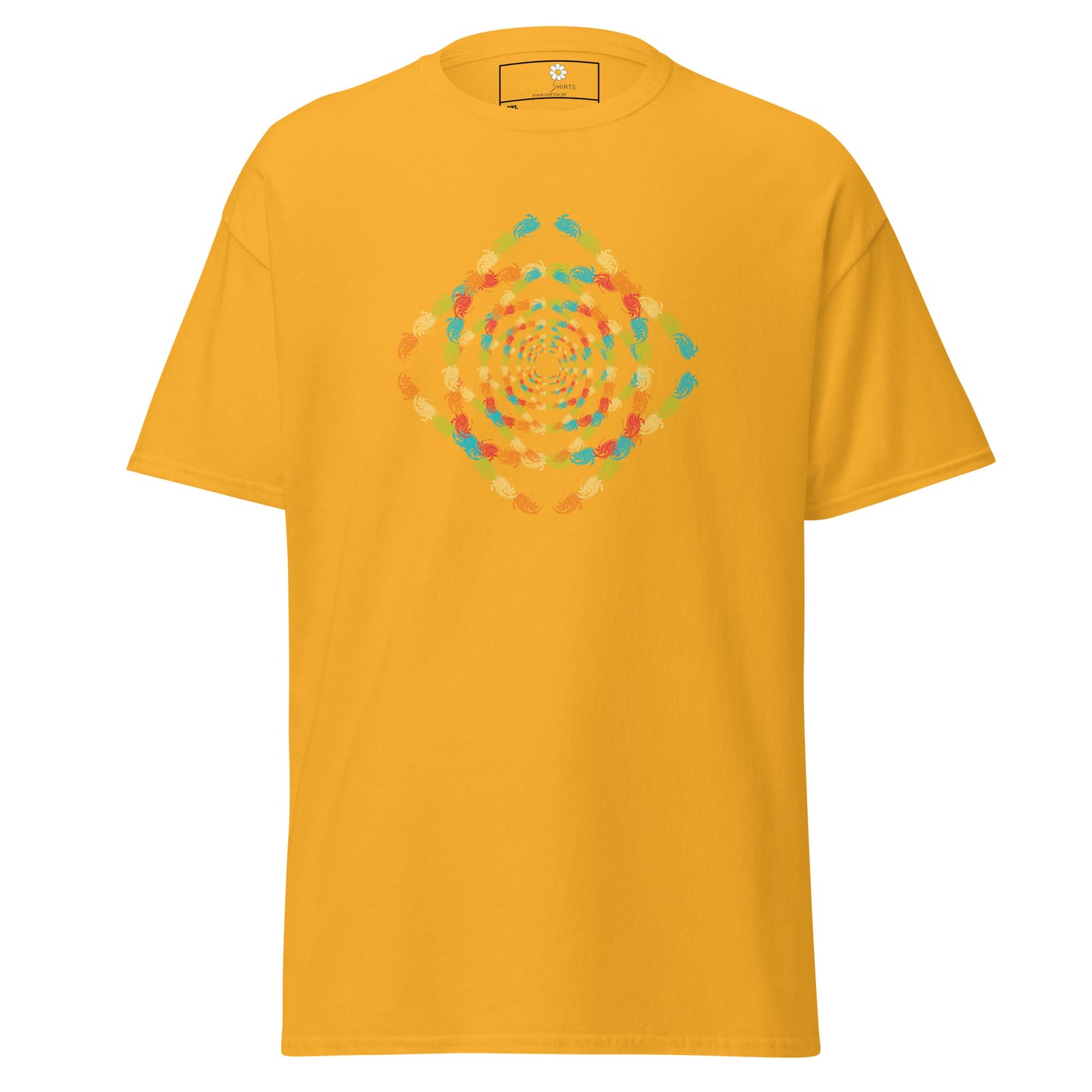Unisex classic t-shirt - ABSTRACT SQUARE TUNNEL - BIG