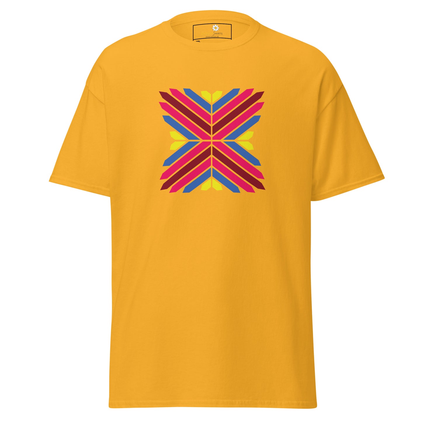 Unisex classic t-shirt - ABSTRACT TRIANGLES - BIG