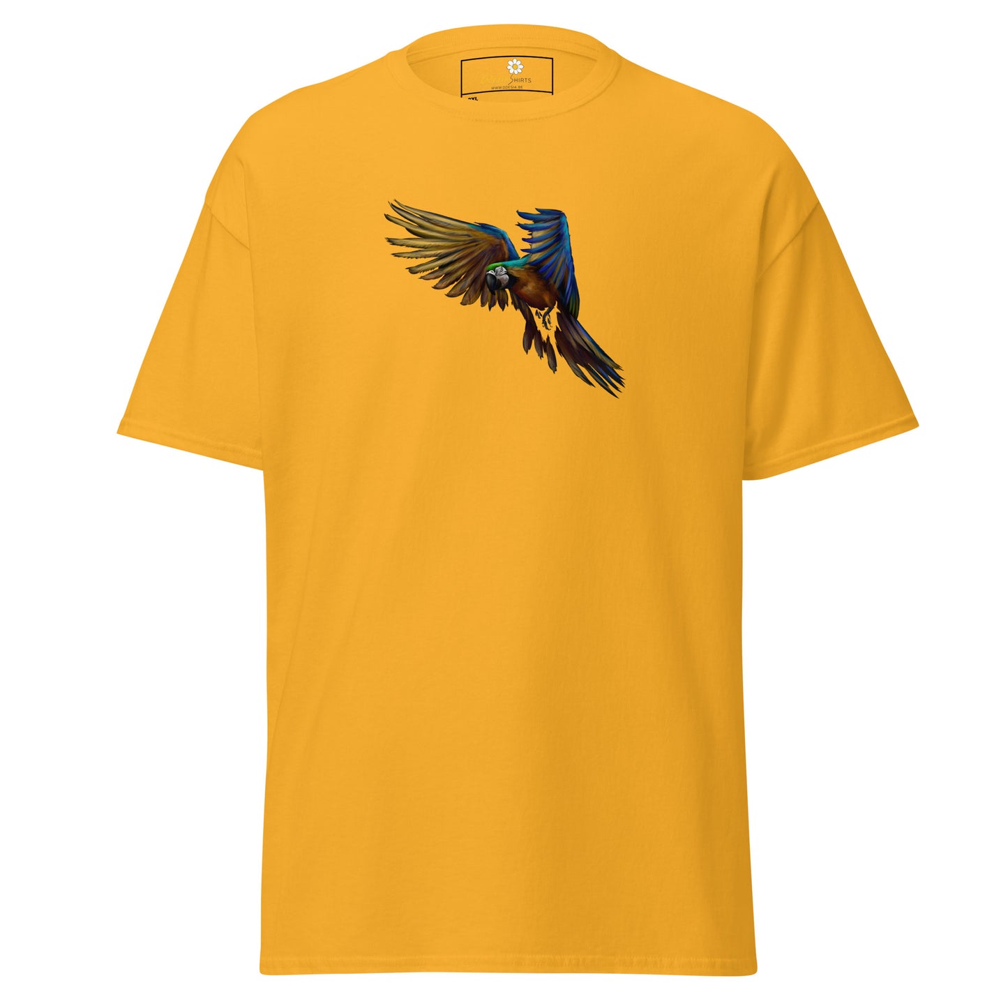 Heren klassiek t-shirt - WILDLIFE PARROT - GROOT