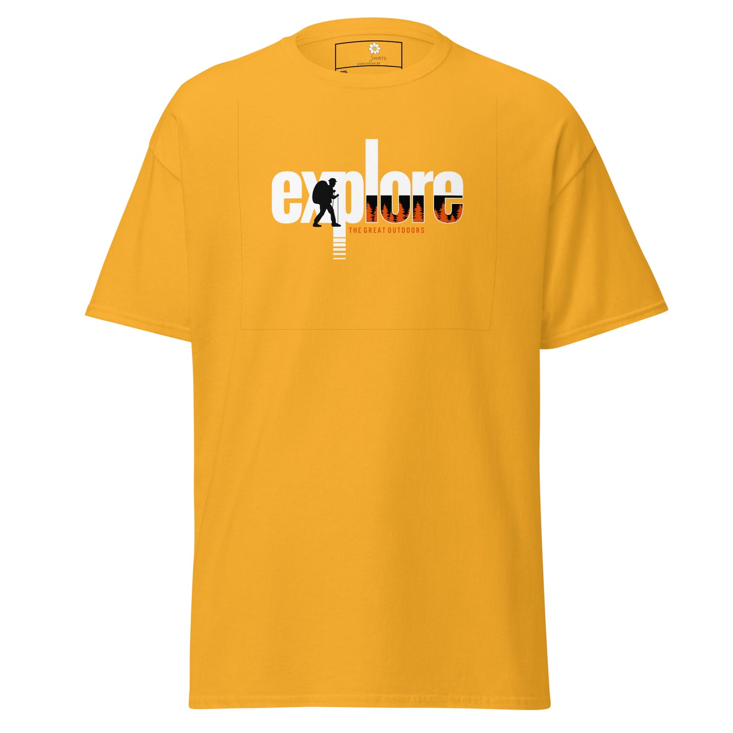 Unisex classic t-shirt - ADVENTURE EXPLORE - BIG