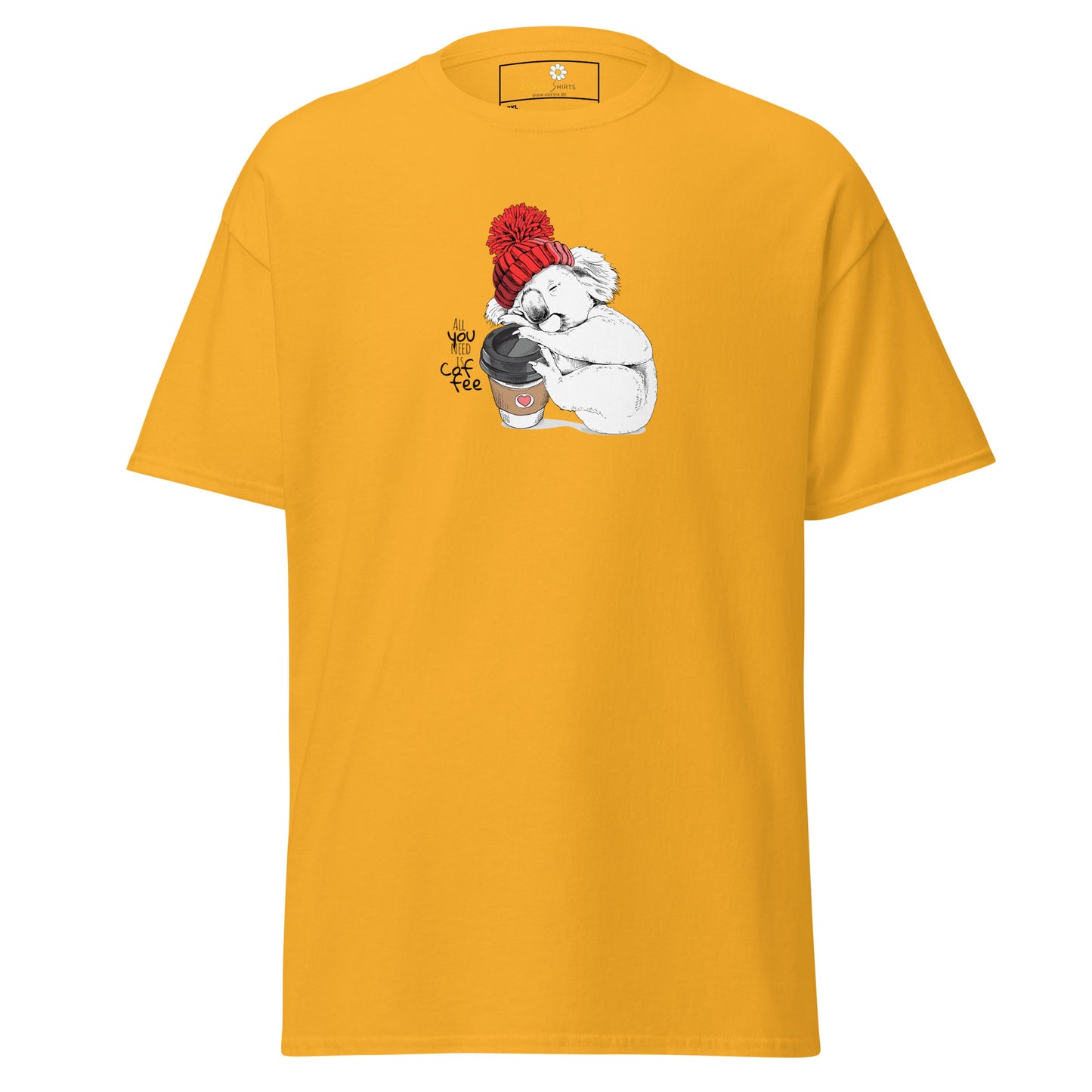 Klassiek heren t-shirt - WILDLIFE FUN KOALA - GROOT