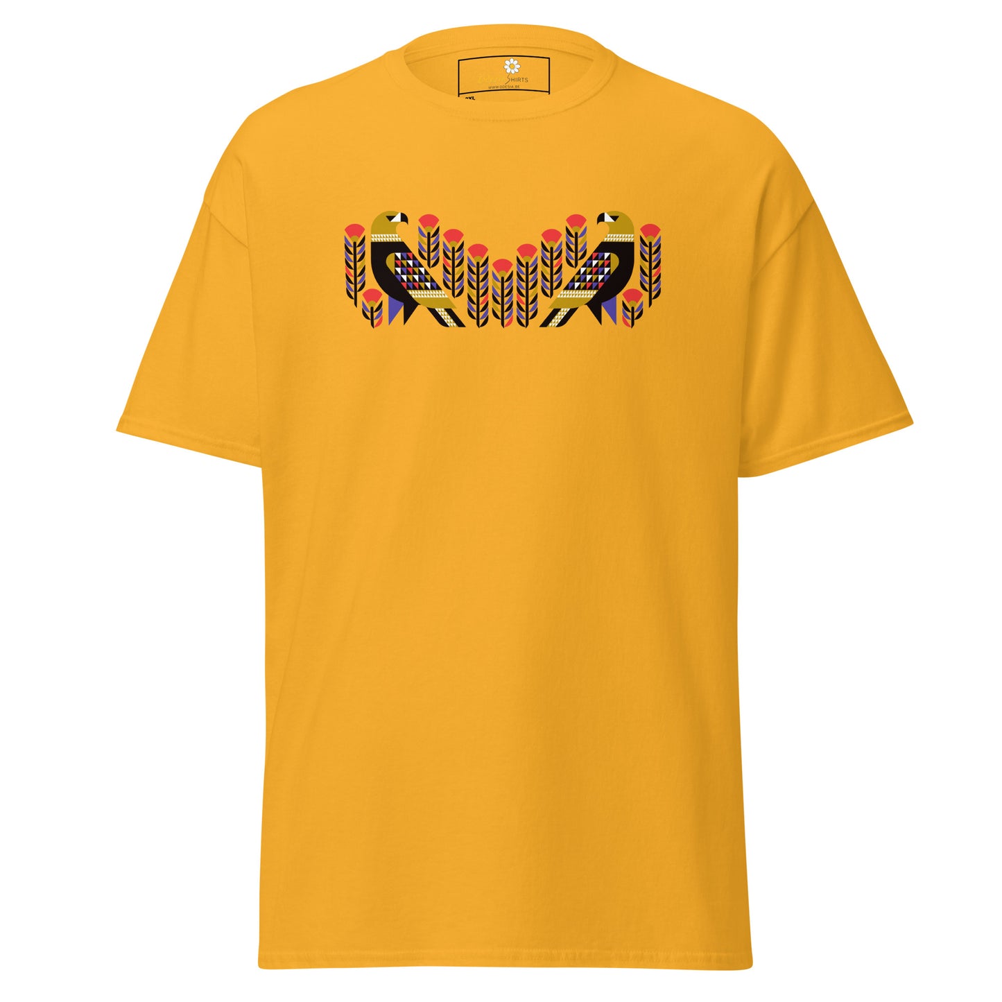 Heren klassiek t-shirt - WILDLIFE PERU BIRDS - GROOT