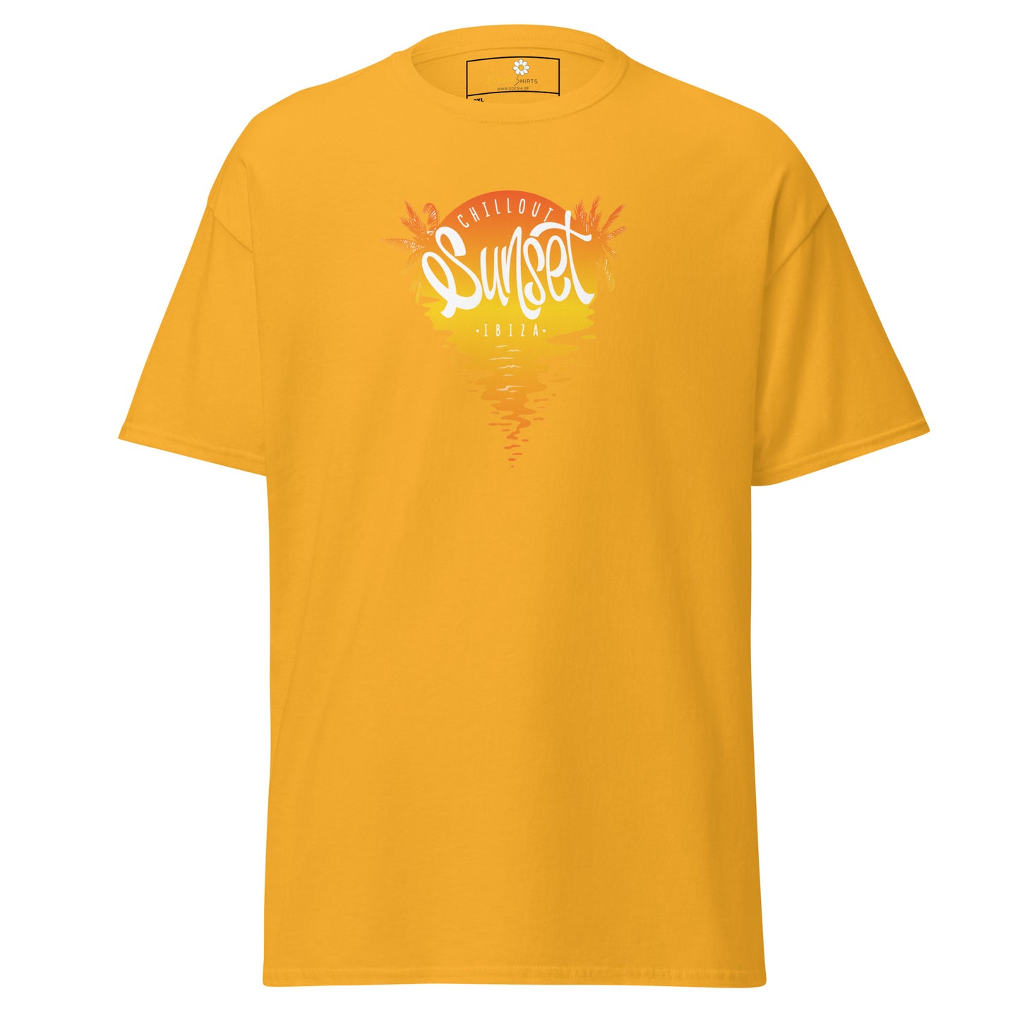 T-shirt classique pour homme - SUMMER IBIZA SUNSET - BIG