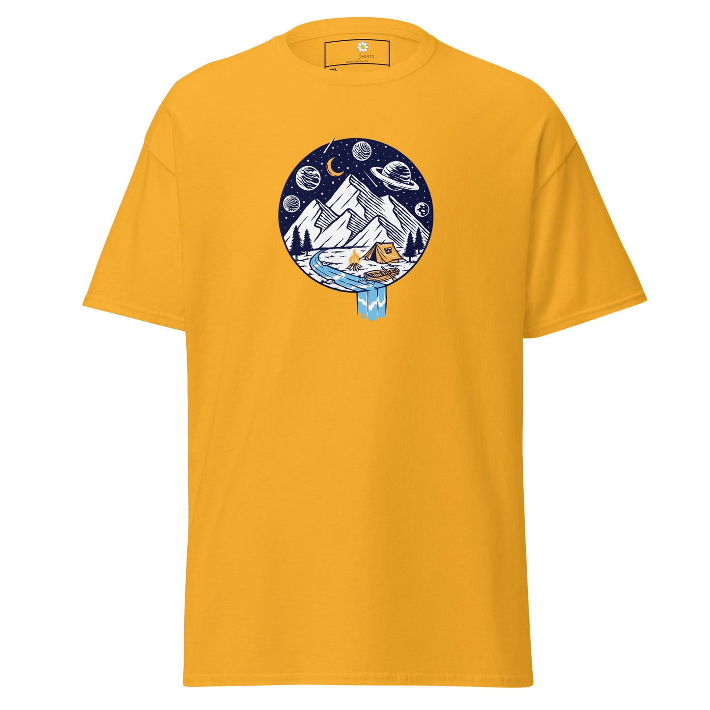 Unisex classic t-shirt - ADVENTURE NIGHT TENT - BIG