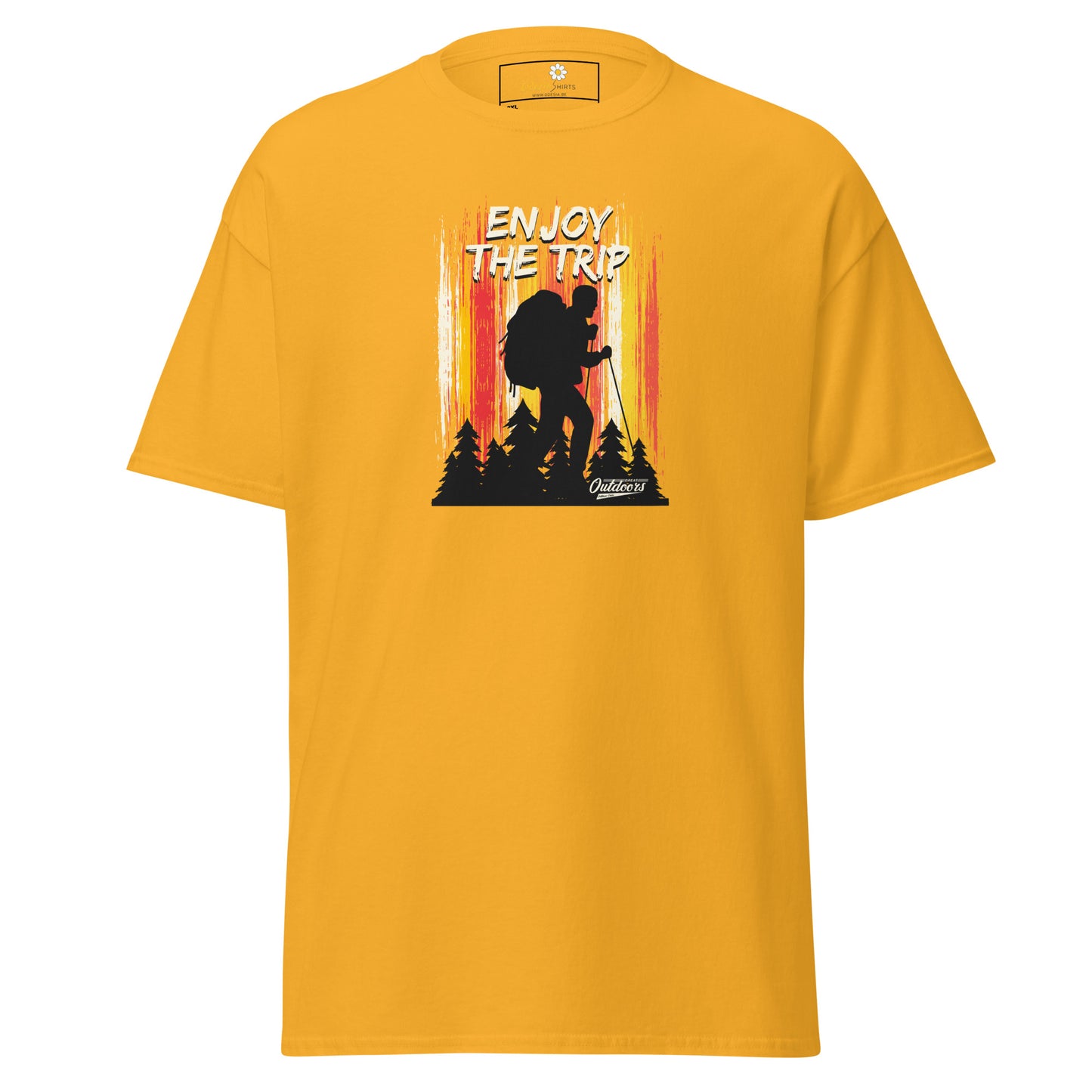 Unisex classic t-shirt - ADVENTURE ENJOY THE TRIP - BIG