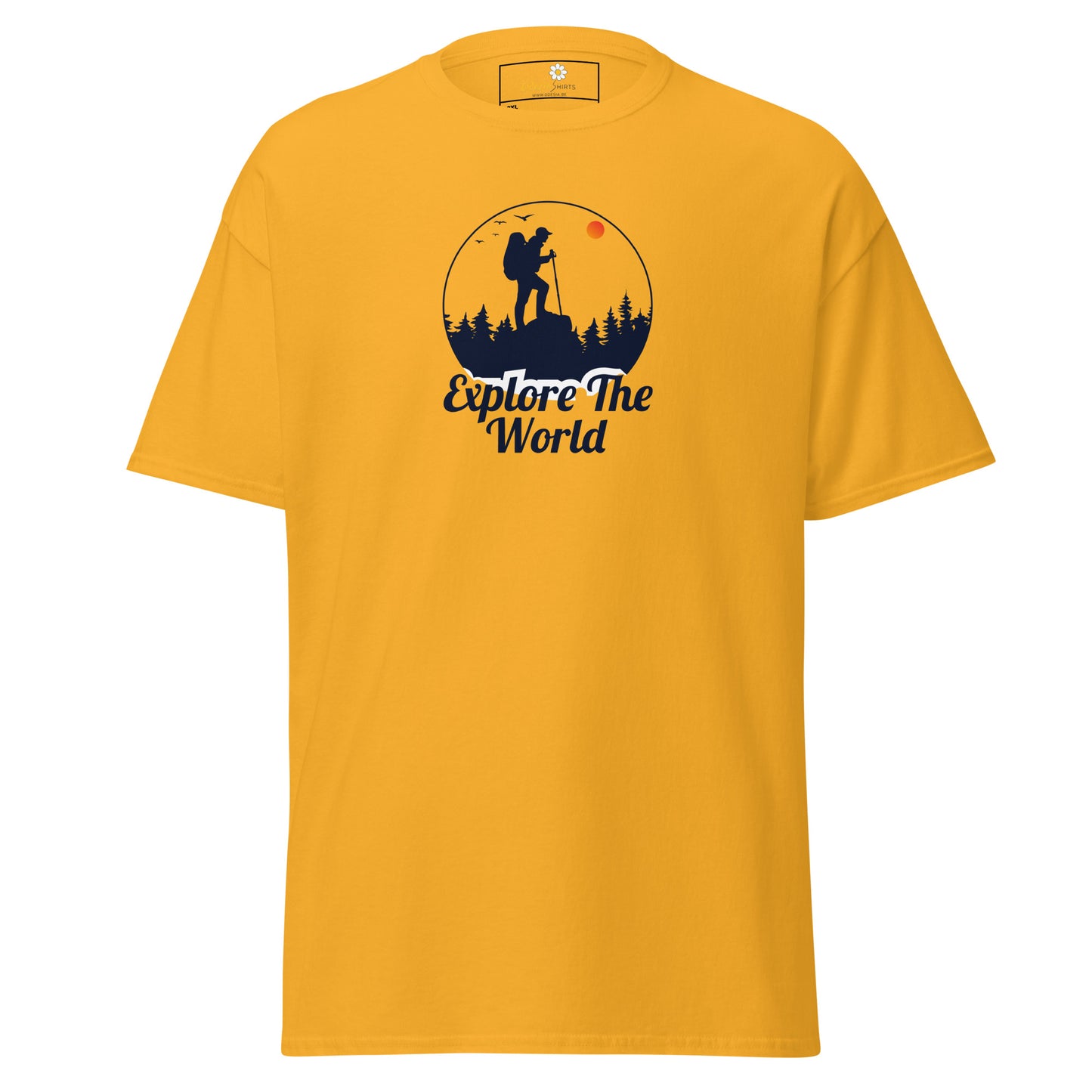 Unisex classic t-shirt - ADVENTURE EXPLORE THE WORLD - BIG