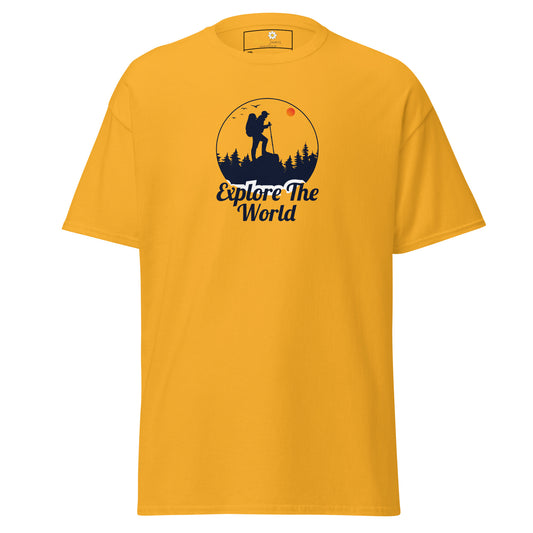 Unisex classic t-shirt - ADVENTURE EXPLORE THE WORLD - BIG