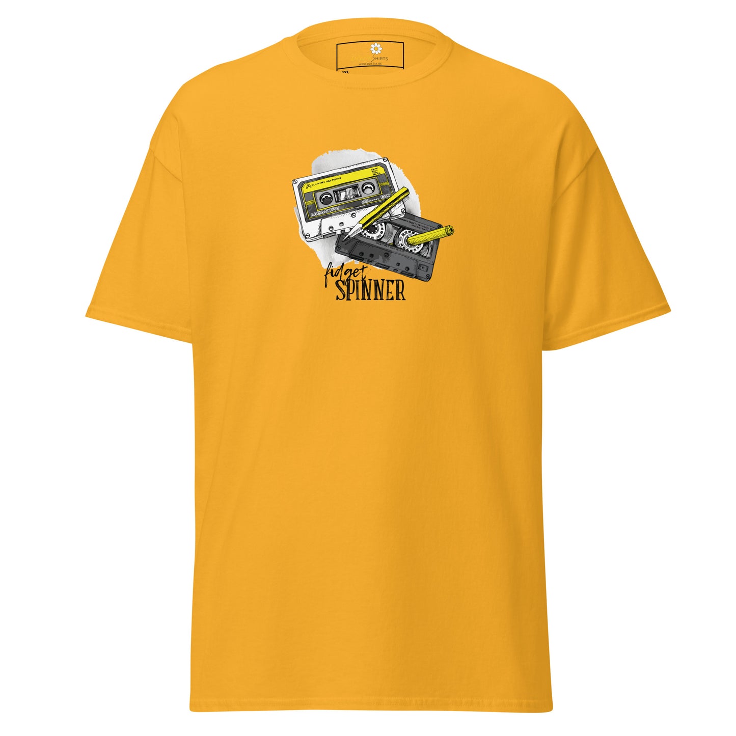 Unisex classic t-shirt - MUSIC TAPE SPINNER - BIG