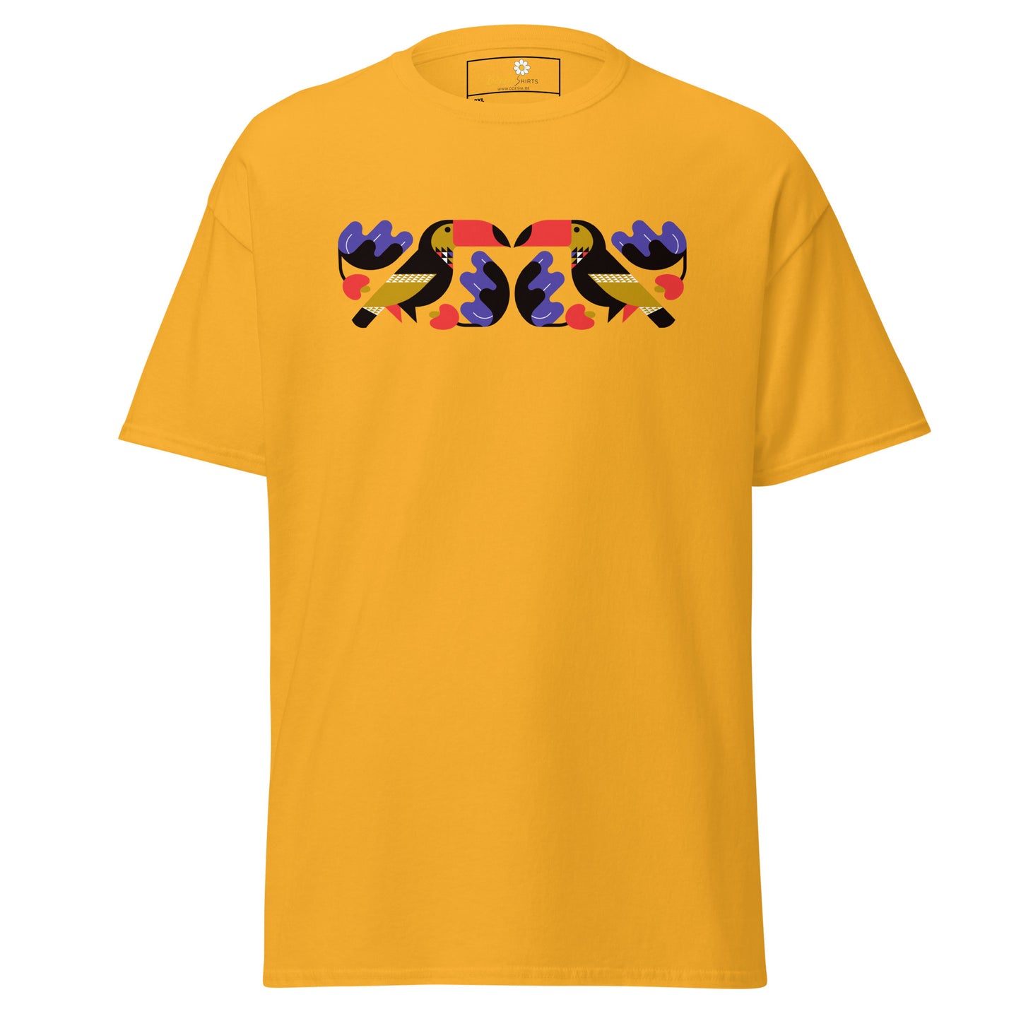 T-shirt classique pour homme - WILDLIFE ABSTRACT TOUCAN MIRROR - BIG
