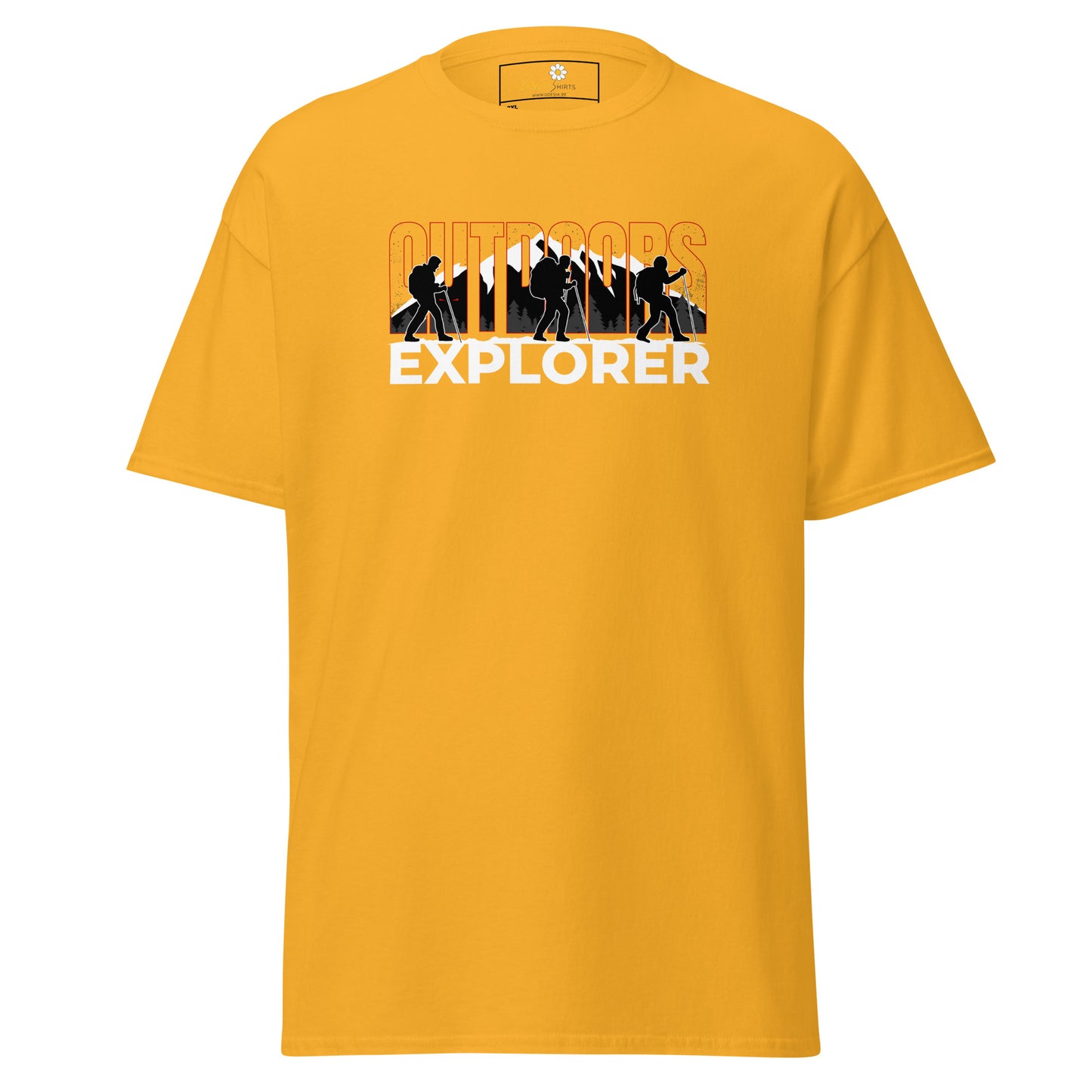 Unisex classic t-shirt - ADVENTURE OUTDOORS EXPLORER - BIG