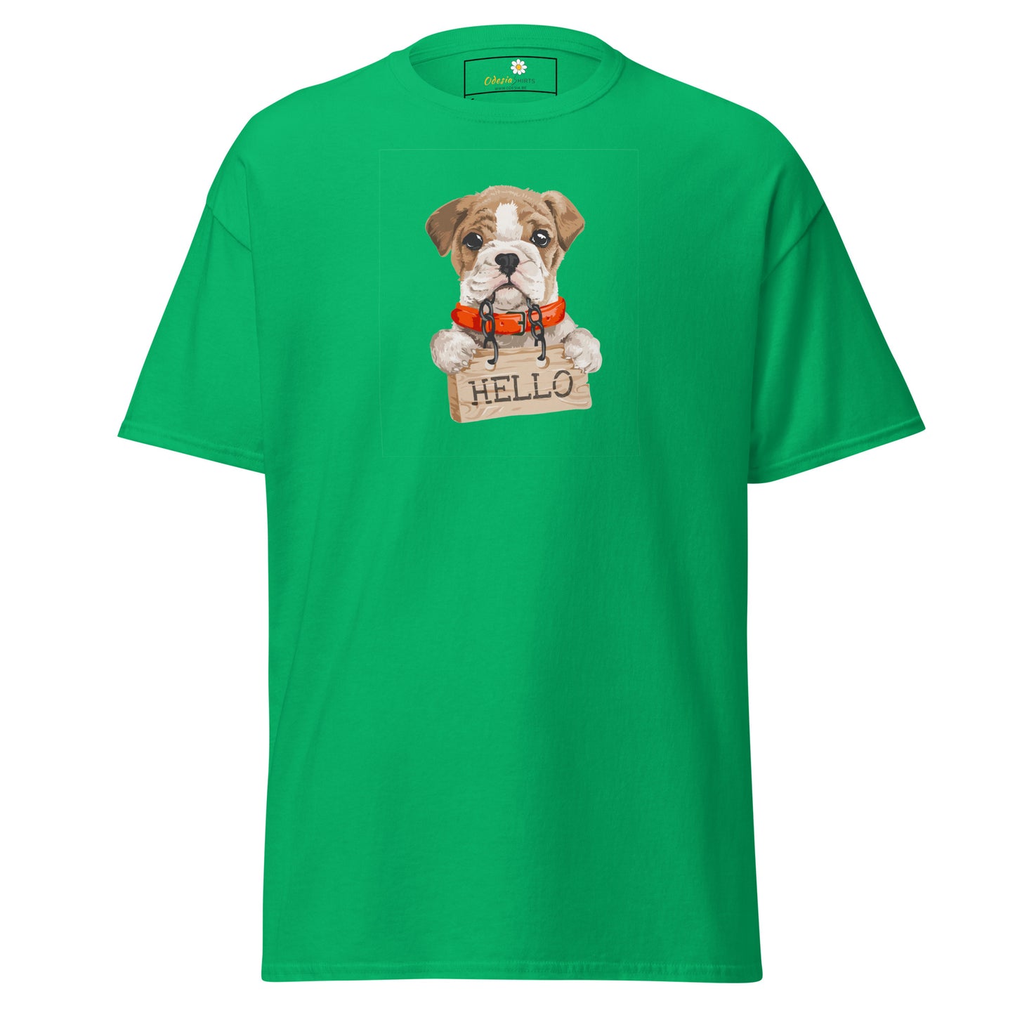 Unisex classic t-shirt - ANIMALS HELLO PUPPY - REGULAR